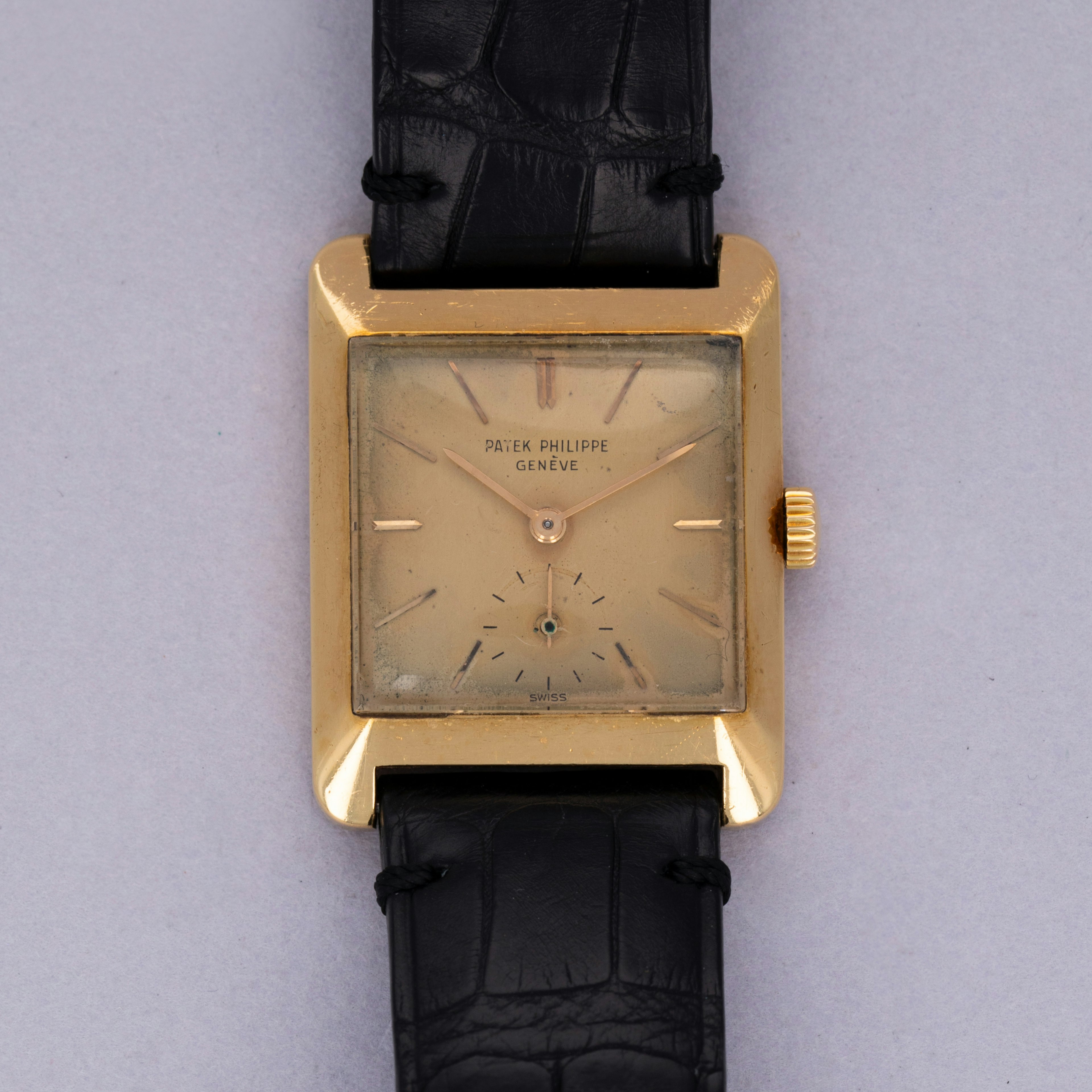 Thumbnail for Patek Philippe Carre-Tortue 2488 Manual Wind 18k YG