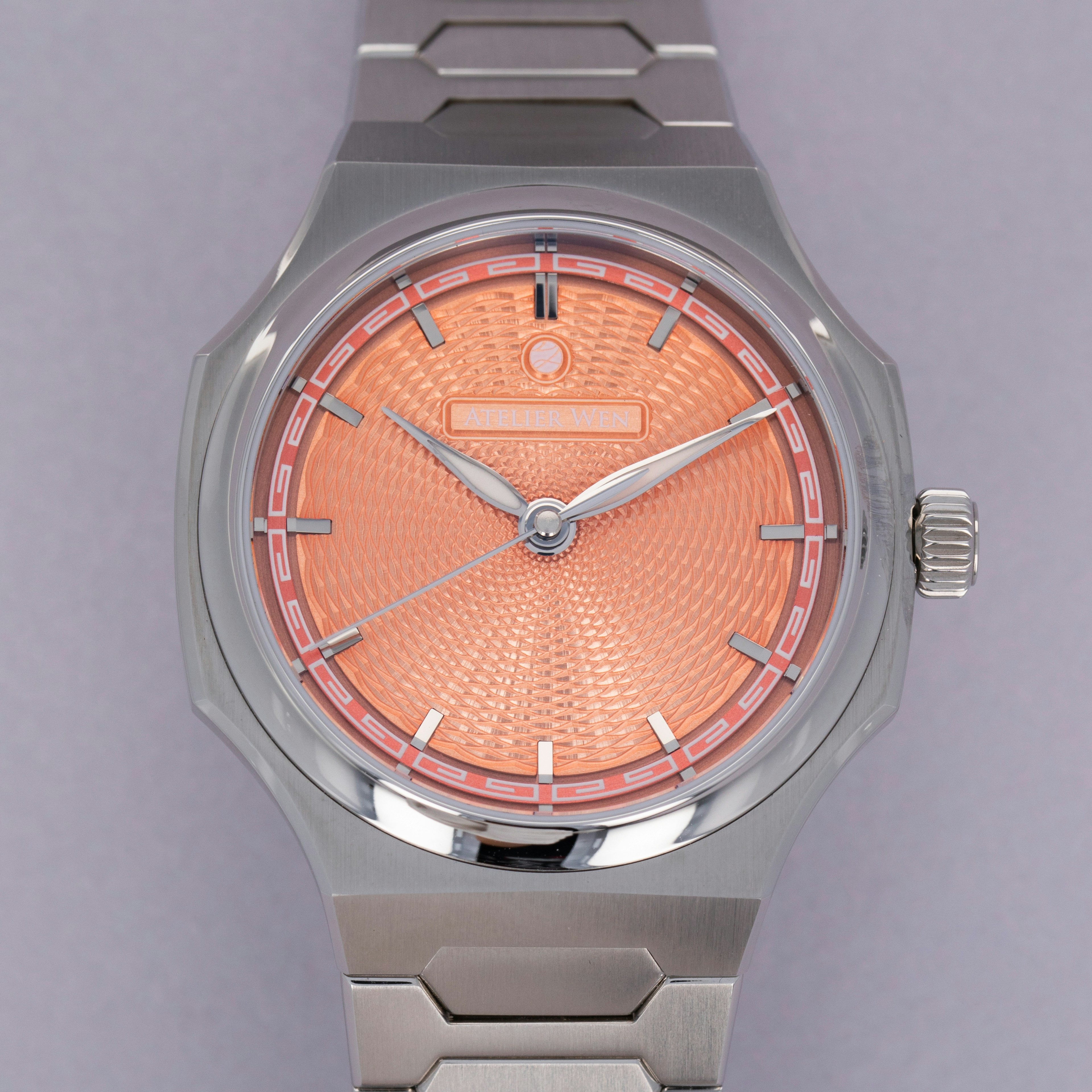 Thumbnail for Atelier Wen Perception Xia ATW-P01-XIA Salmon Guilloche Dial