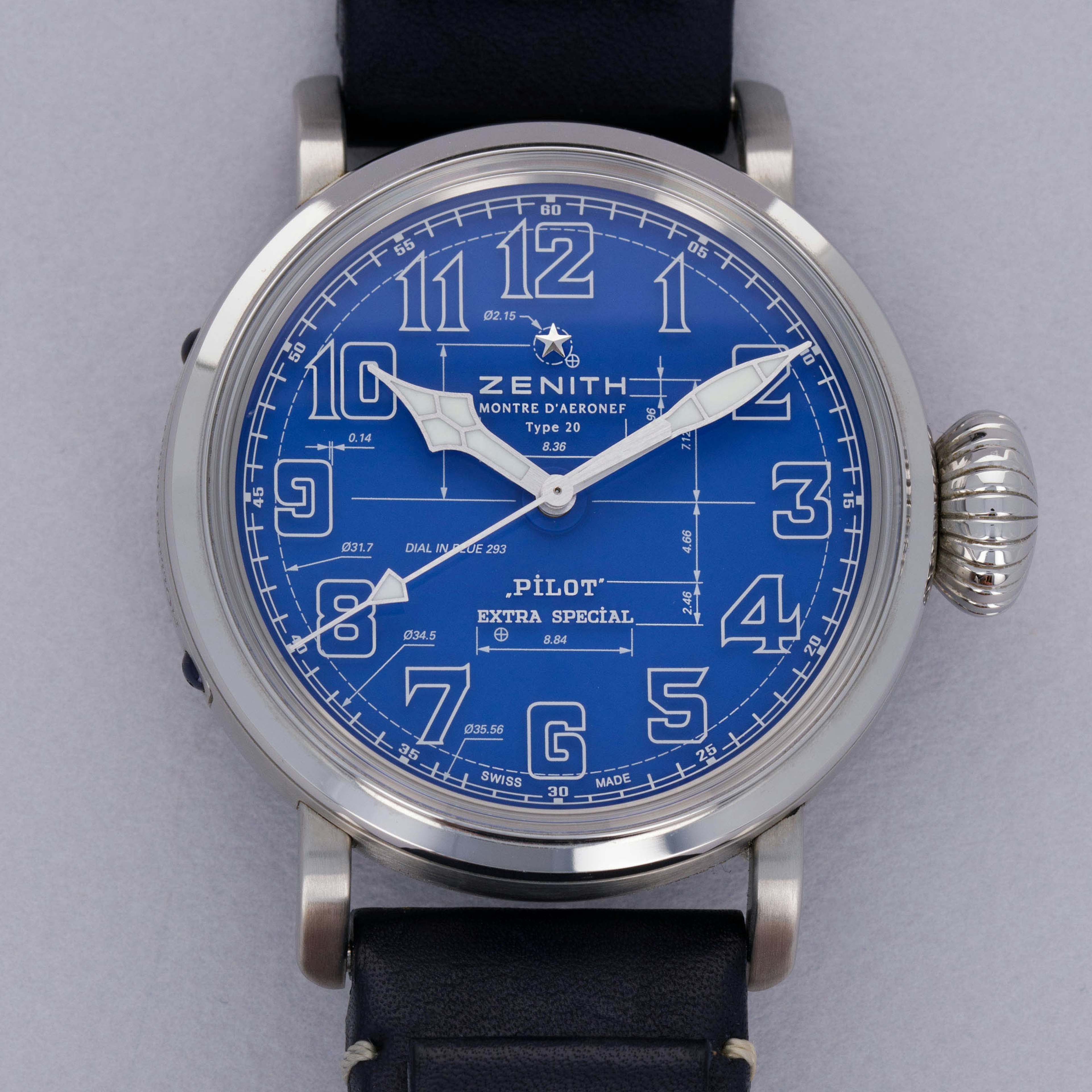 Thumbnail for Zenith Pilot Type 20 Blueprint Limited Edition 03.2435.679