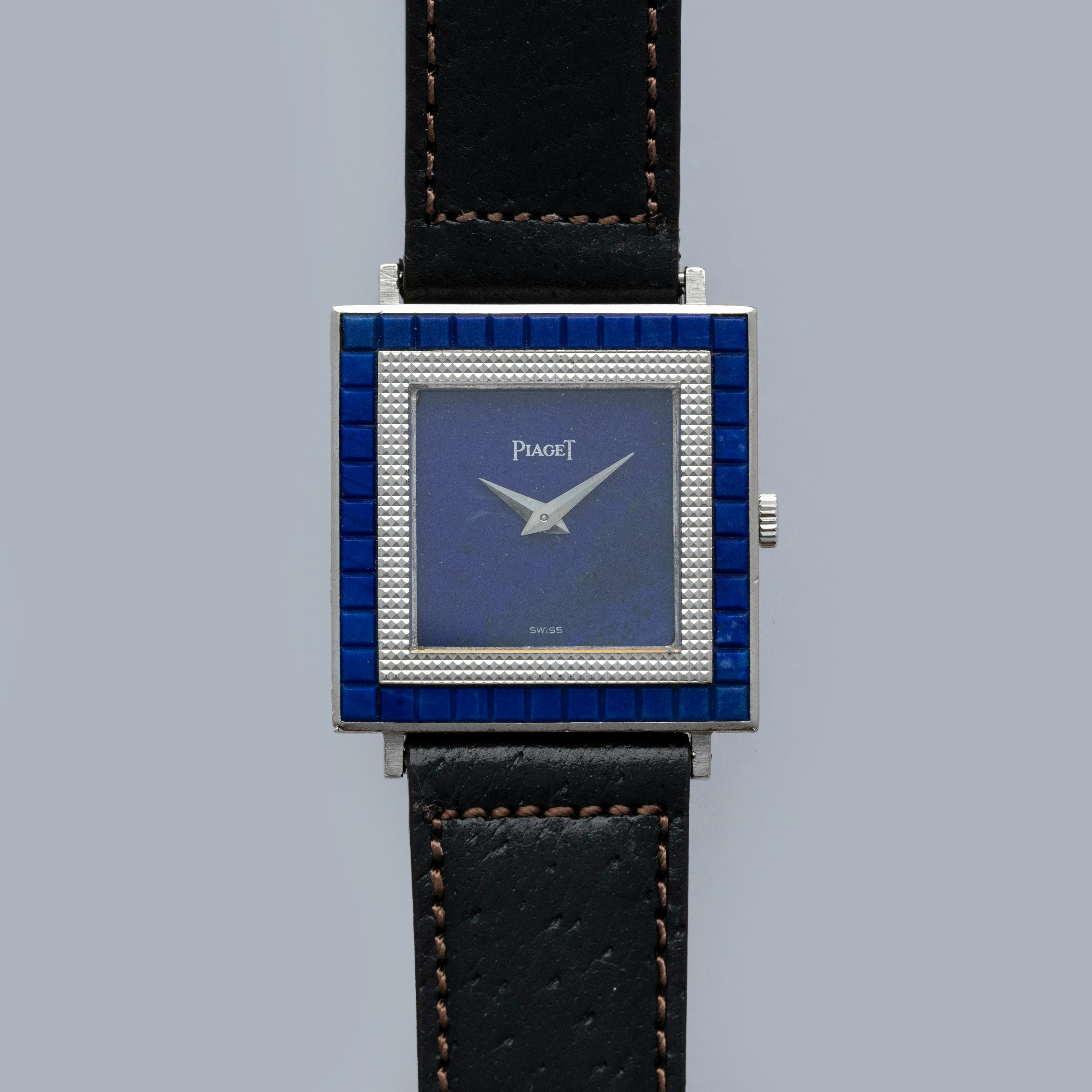 Thumbnail for Piaget Square 9200 Lapis Lazuli Dial and Bezel 18k WG