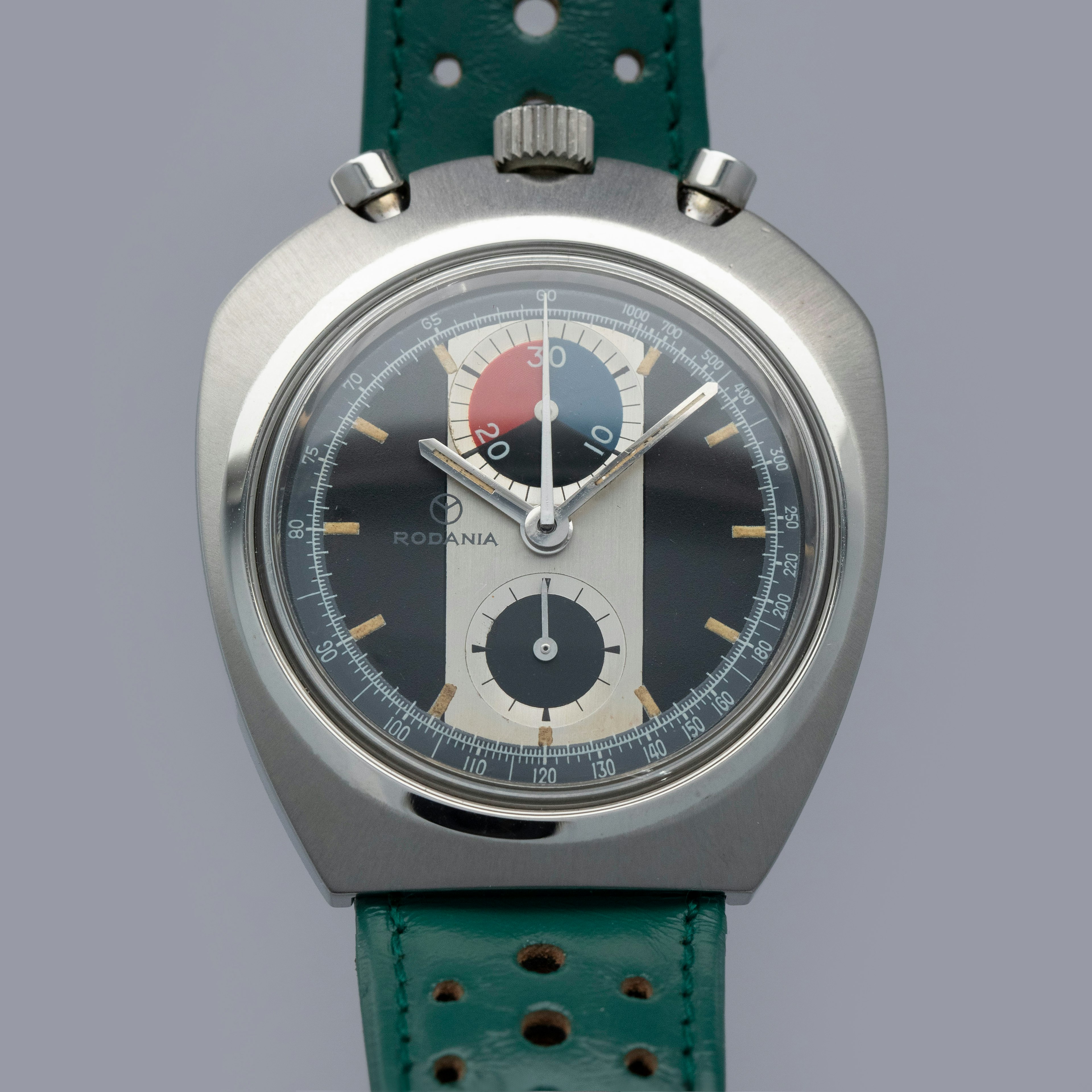 Thumbnail for Rodania Bullhead Chronograph 9601 Stainless Steel 