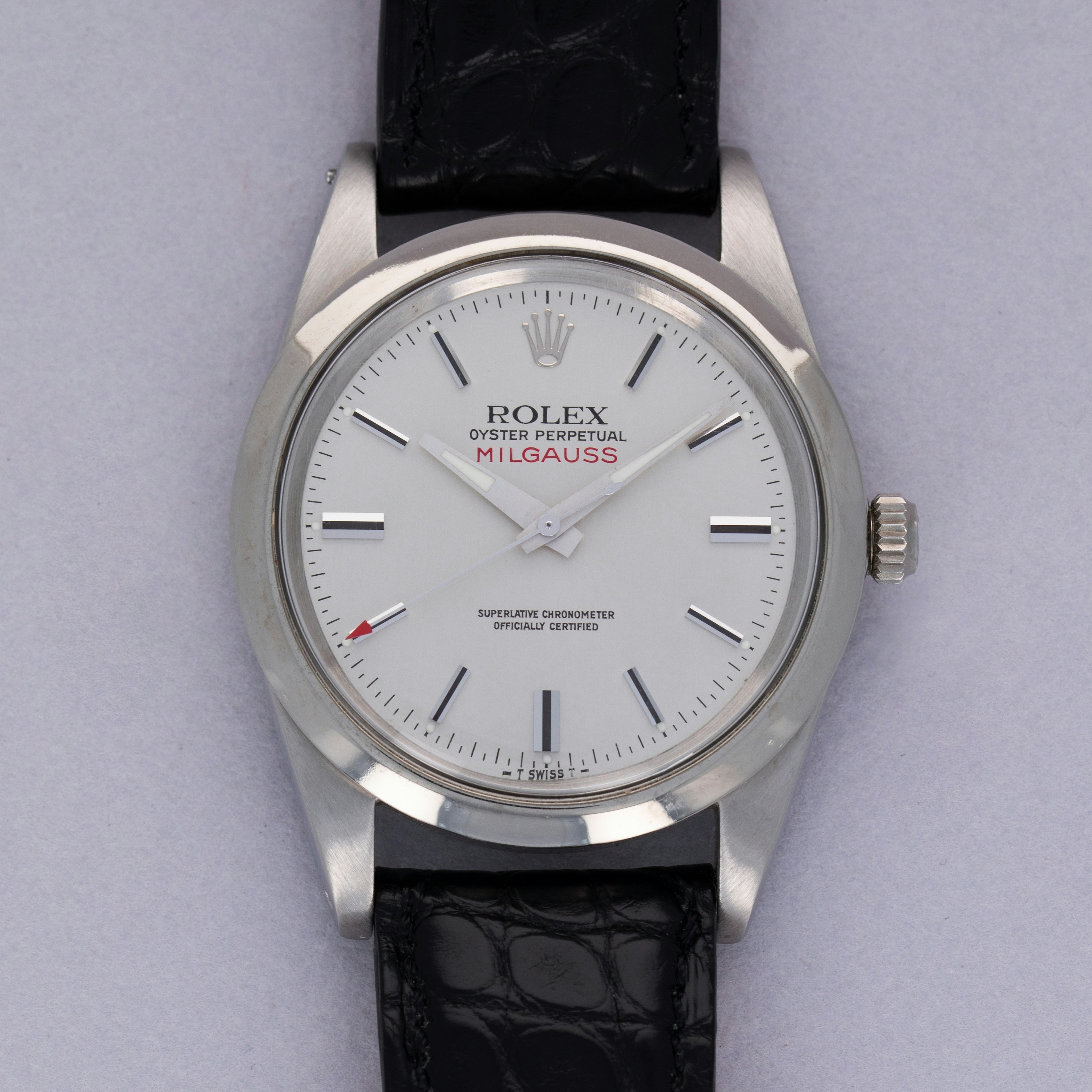 Thumbnail for Rolex Milgauss 1019 Silver Service Dial