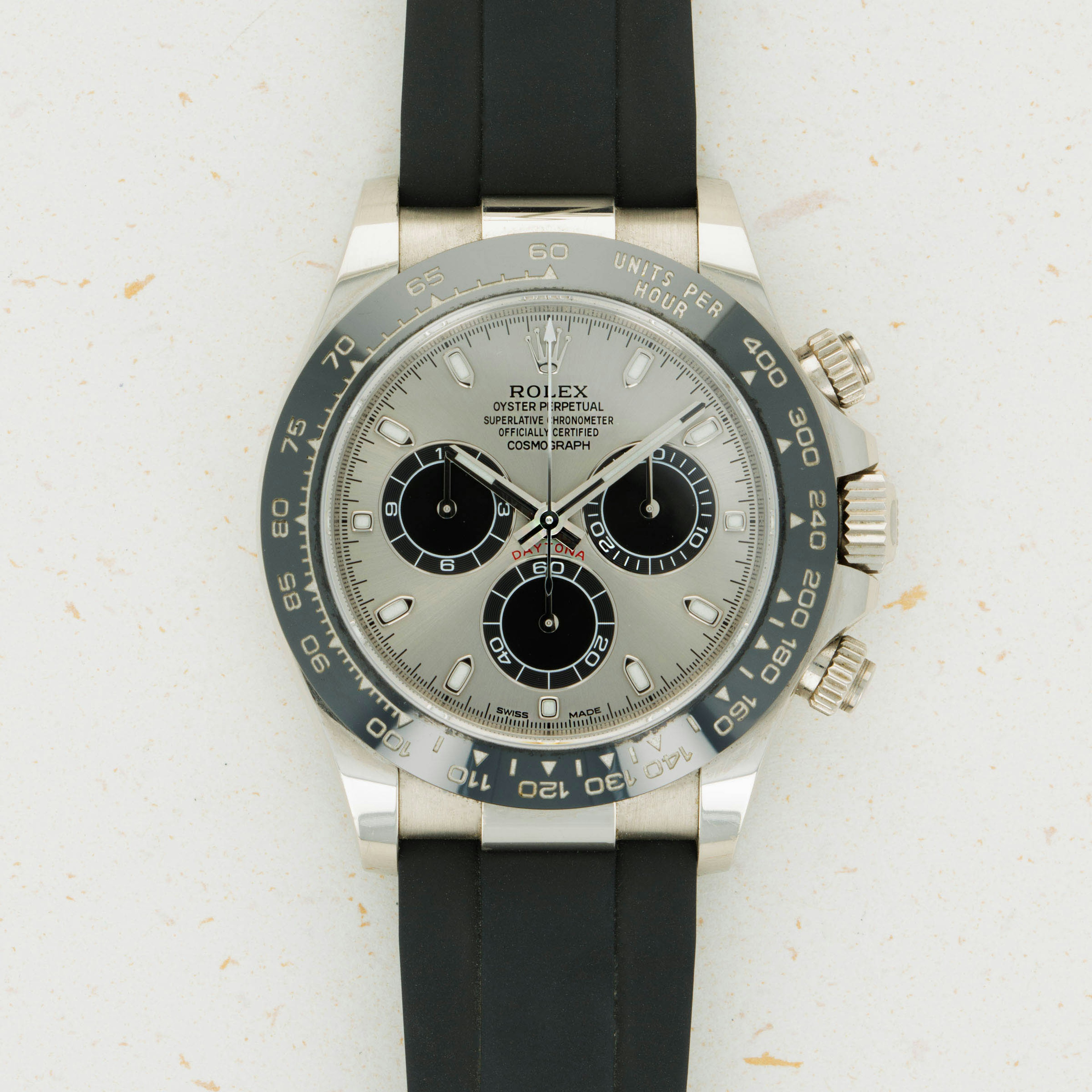 Thumbnail for Rolex Daytona WG Oysterflex 116519LN