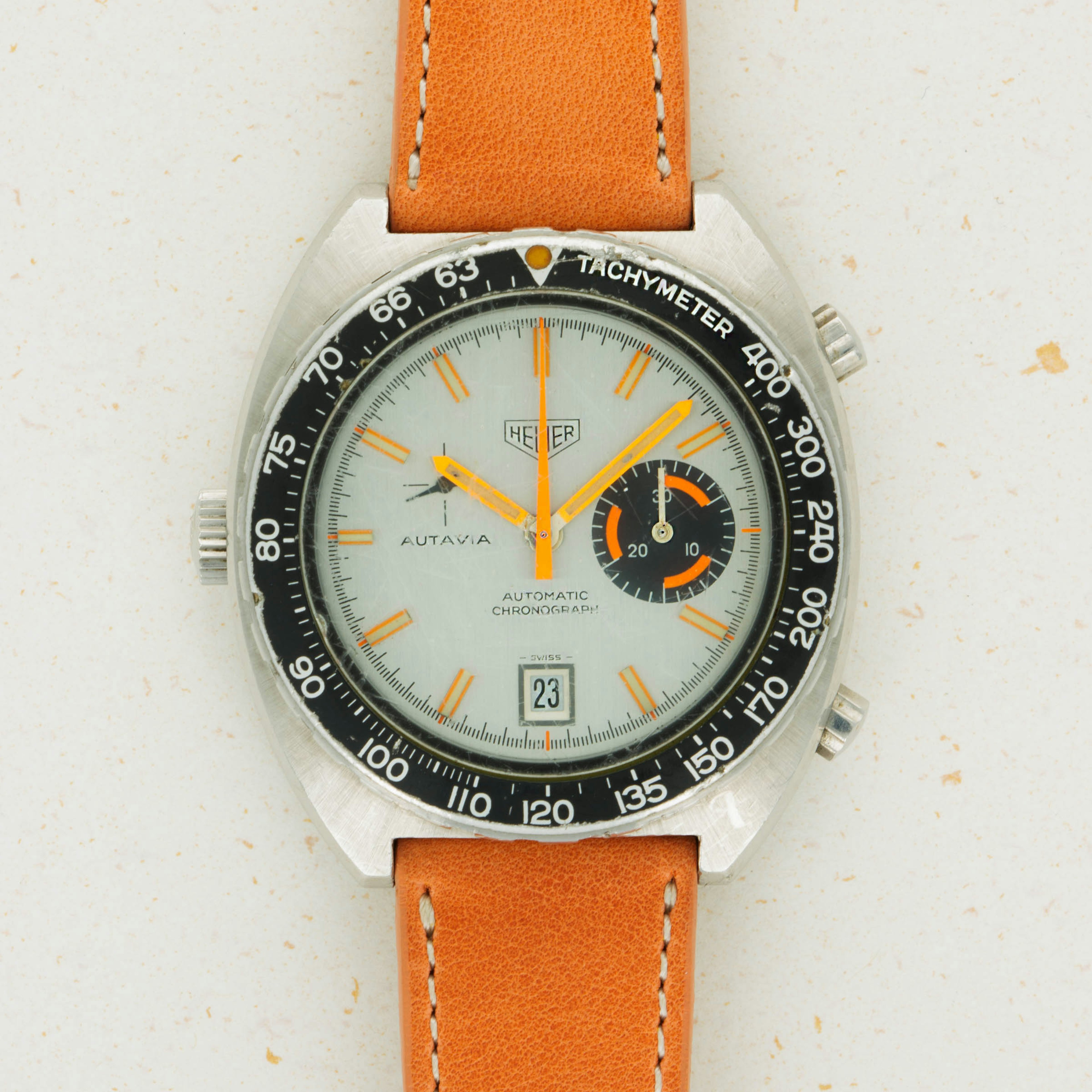 Thumbnail for Heuer Autavia 15630 Orange