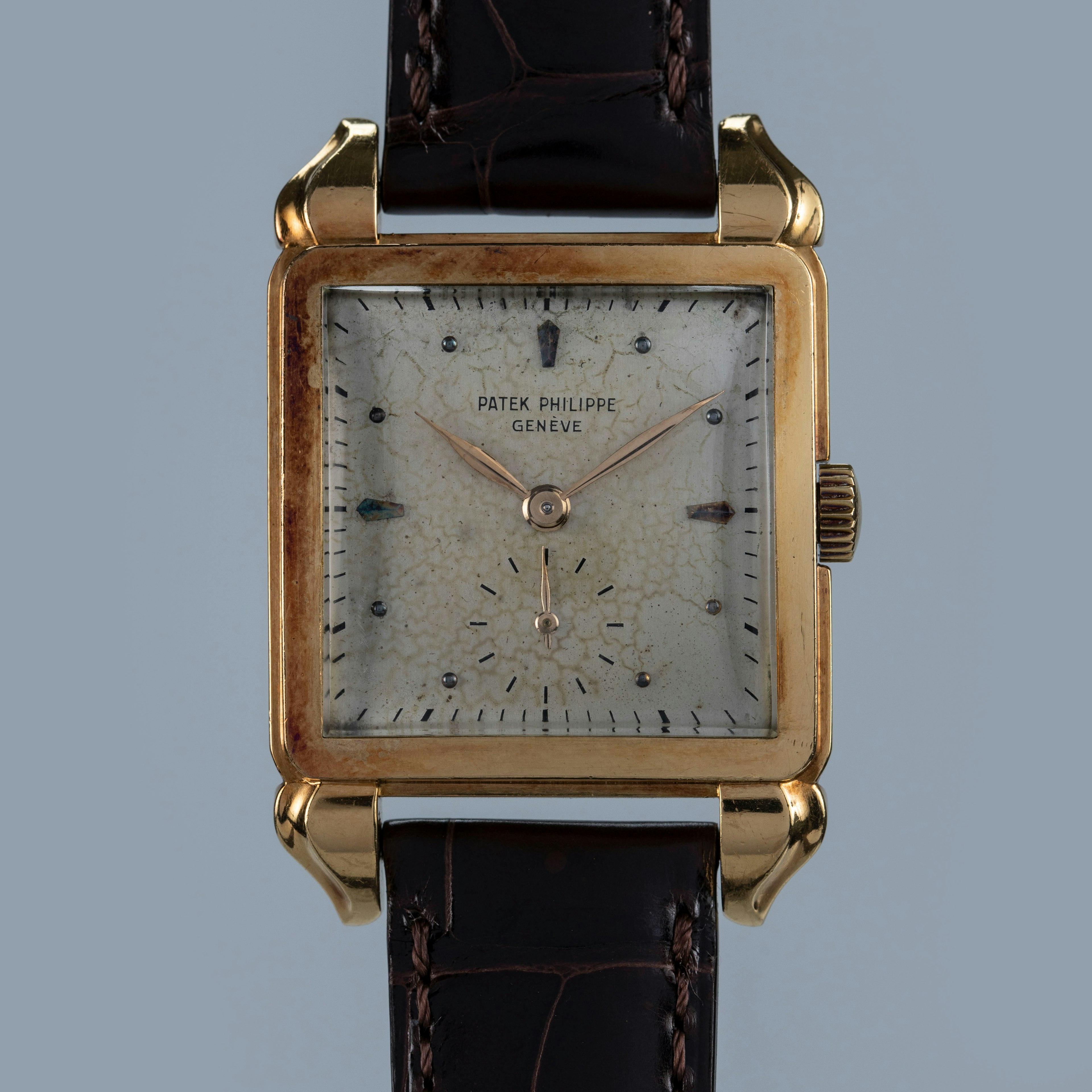 Thumbnail for Patek Philippe 2424J Flame Lugs 18K YG with Extract From the Archive