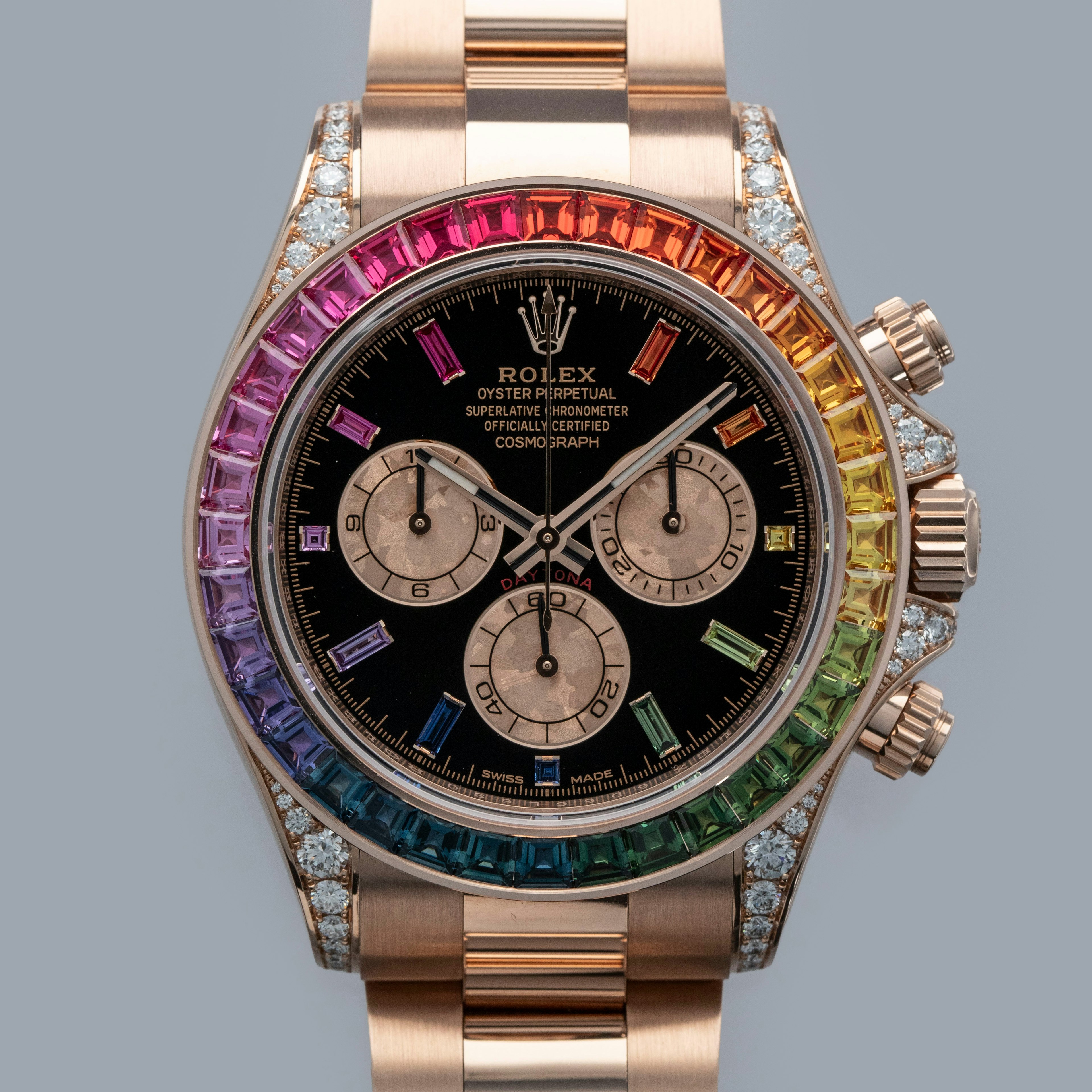 Thumbnail for Rolex Cosmograph Rainbow Daytona 116595RBOW 18k RG