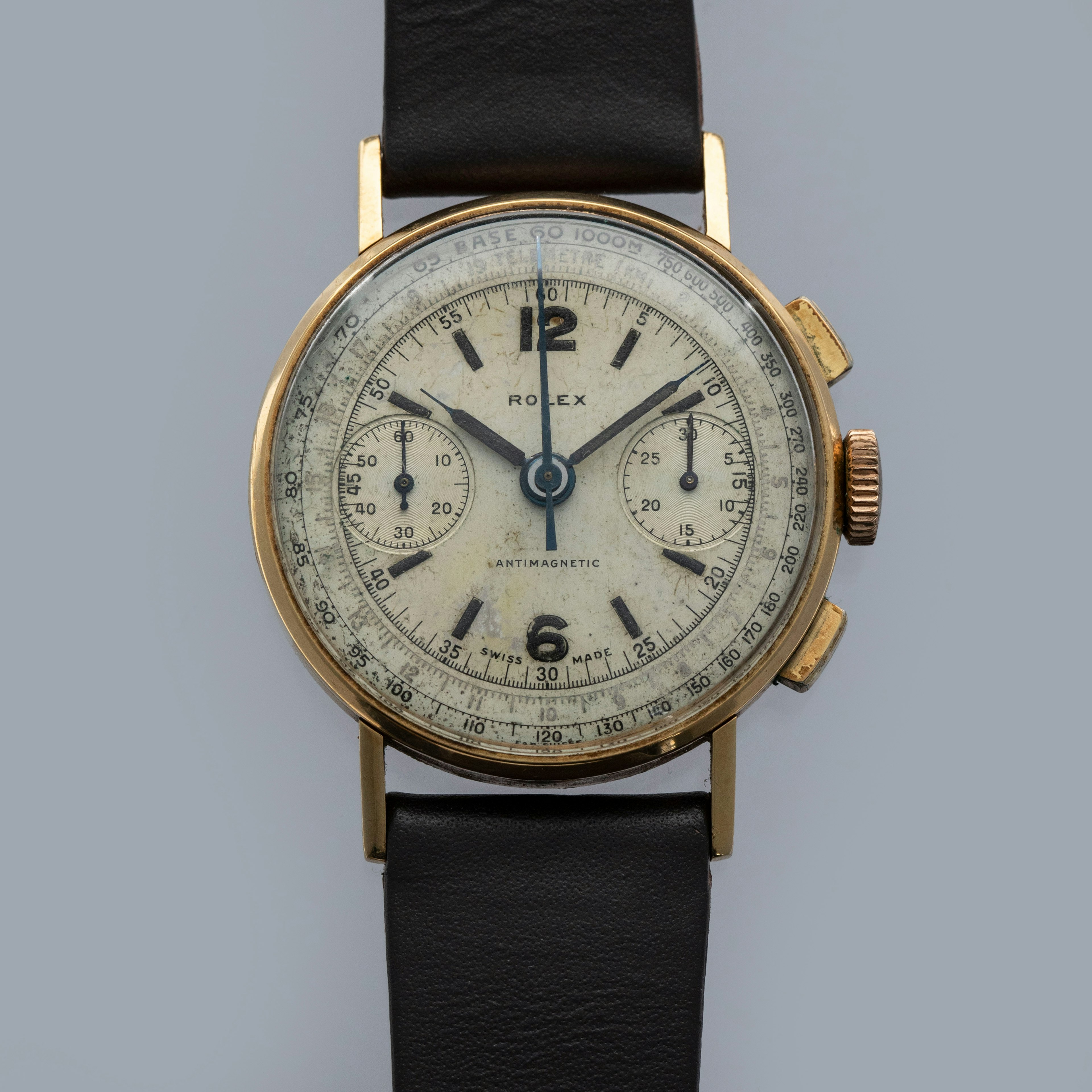 Thumbnail for Rolex Antimagnetic Chronograph 3484 18K YG
