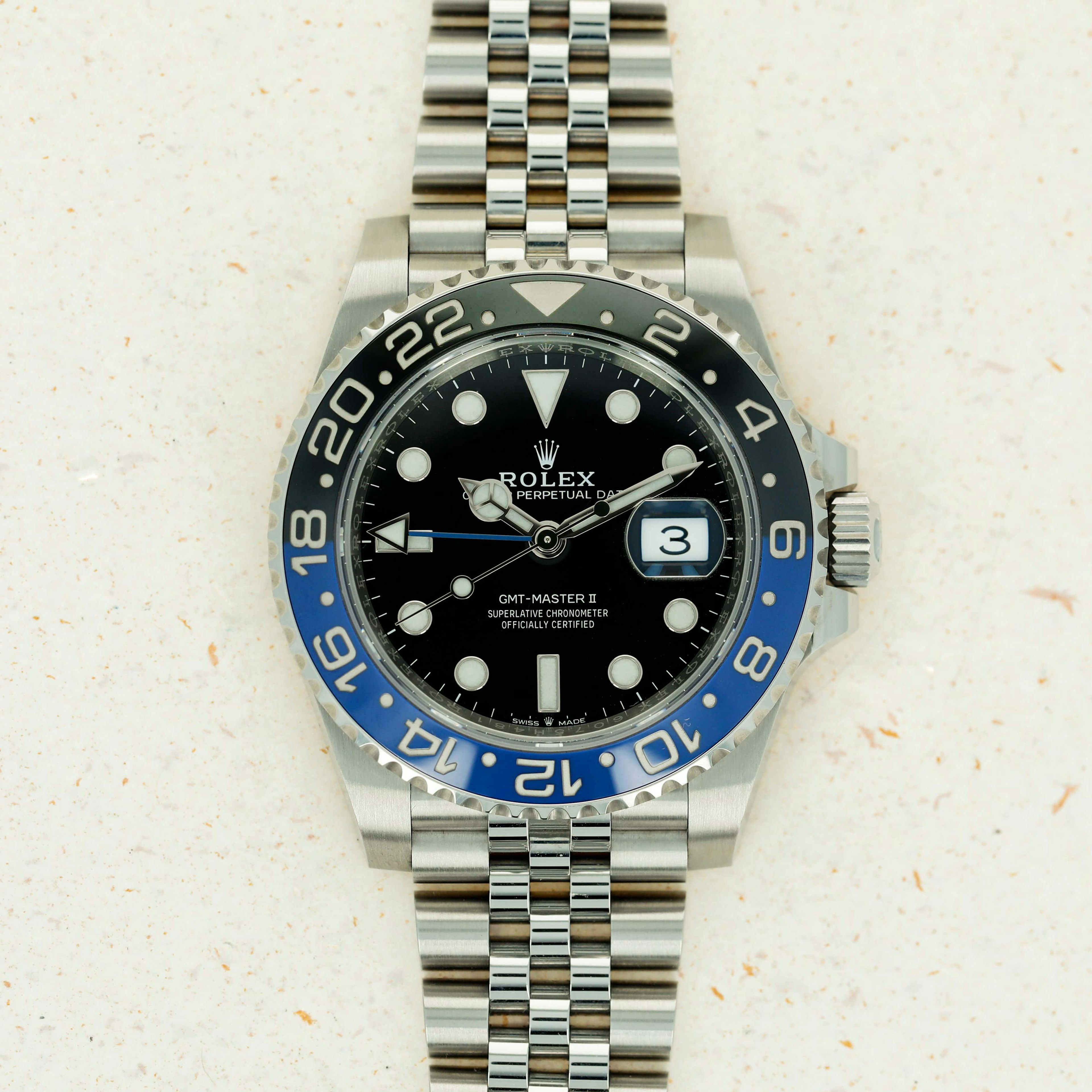 Thumbnail for Rolex GMT Master II 126710BLNR Batgirl