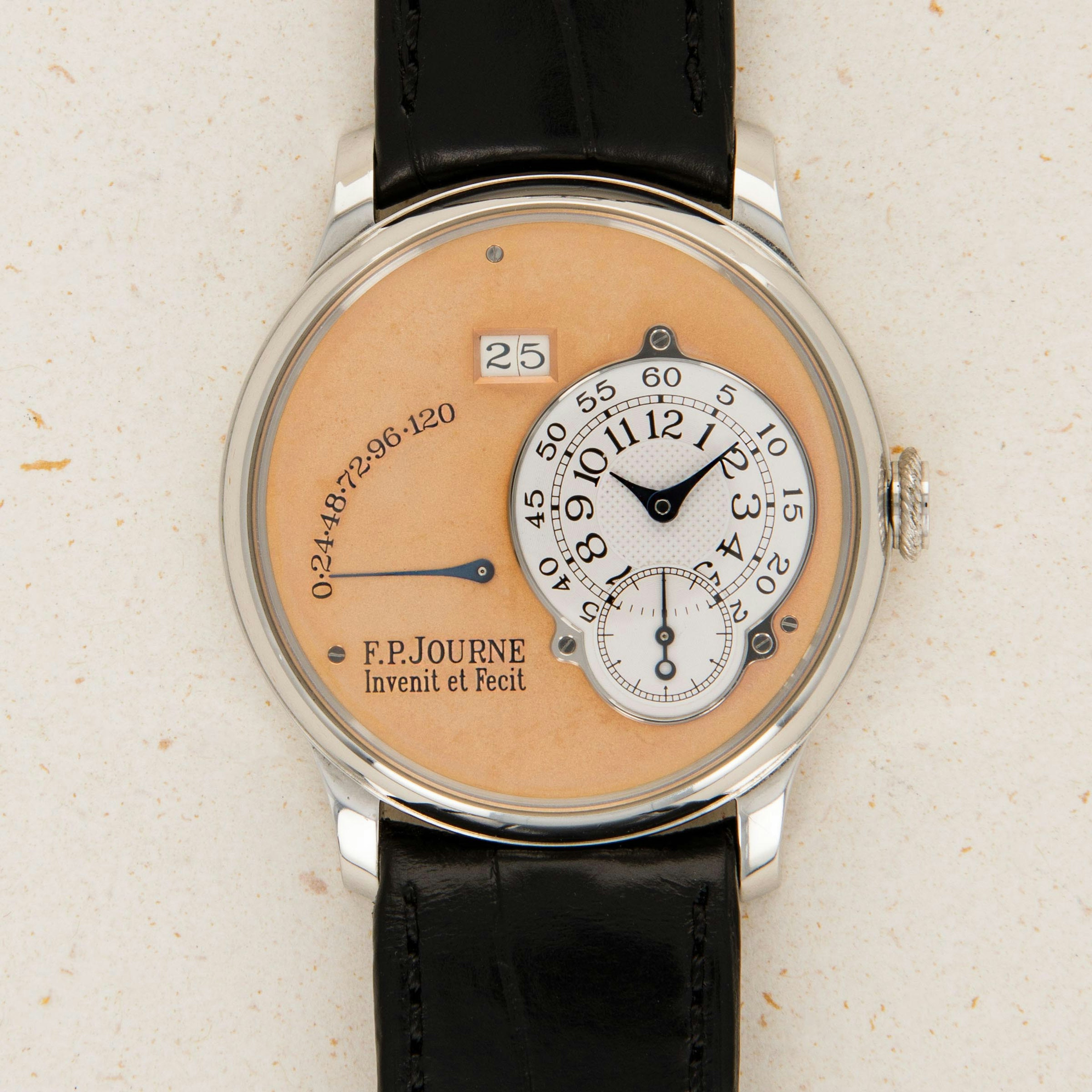 Thumbnail for F.P. Journe Octa Reserve de Marche Platinum Early Rose Gold Dial Brass Movement