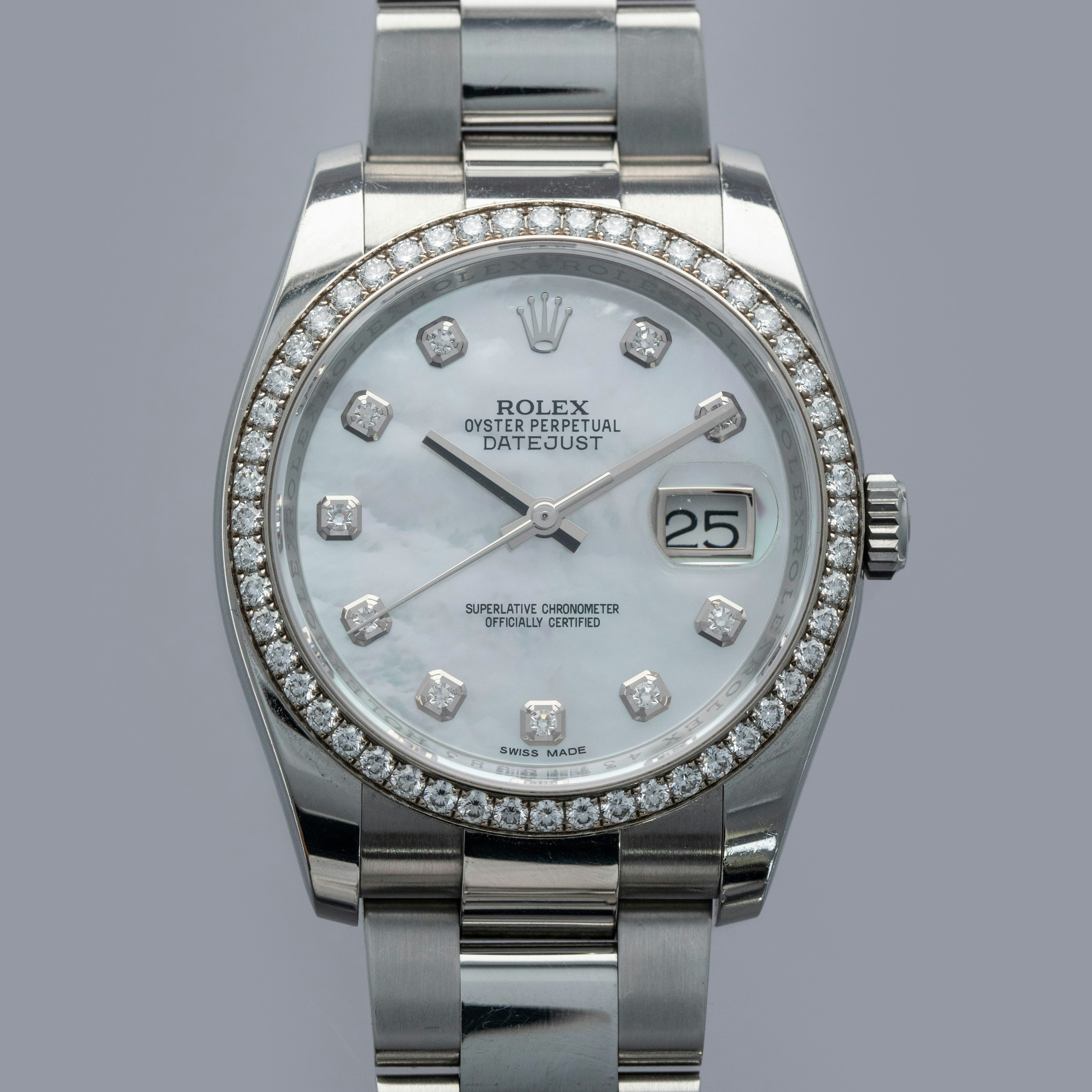 Thumbnail for Rolex Datejust 126284RBR Diamond Bezel MOP Diamond Dial