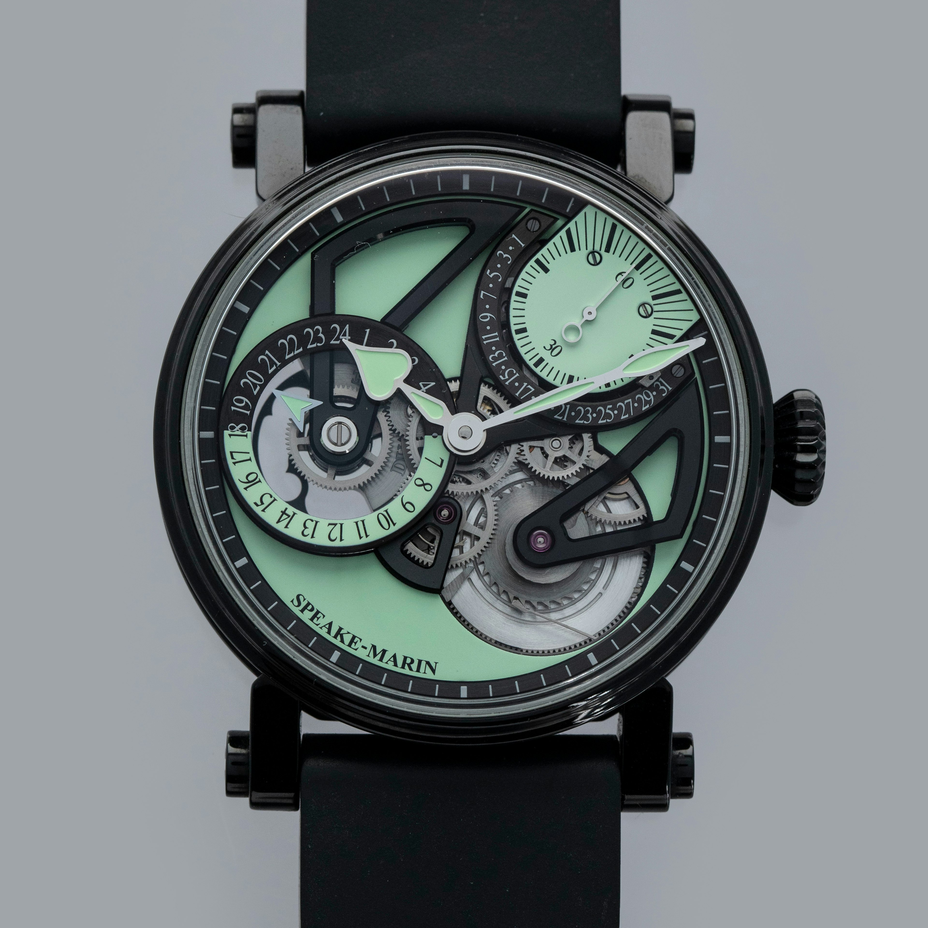 Thumbnail for Speake-Marin One&Two Openworked Dual Time Mint