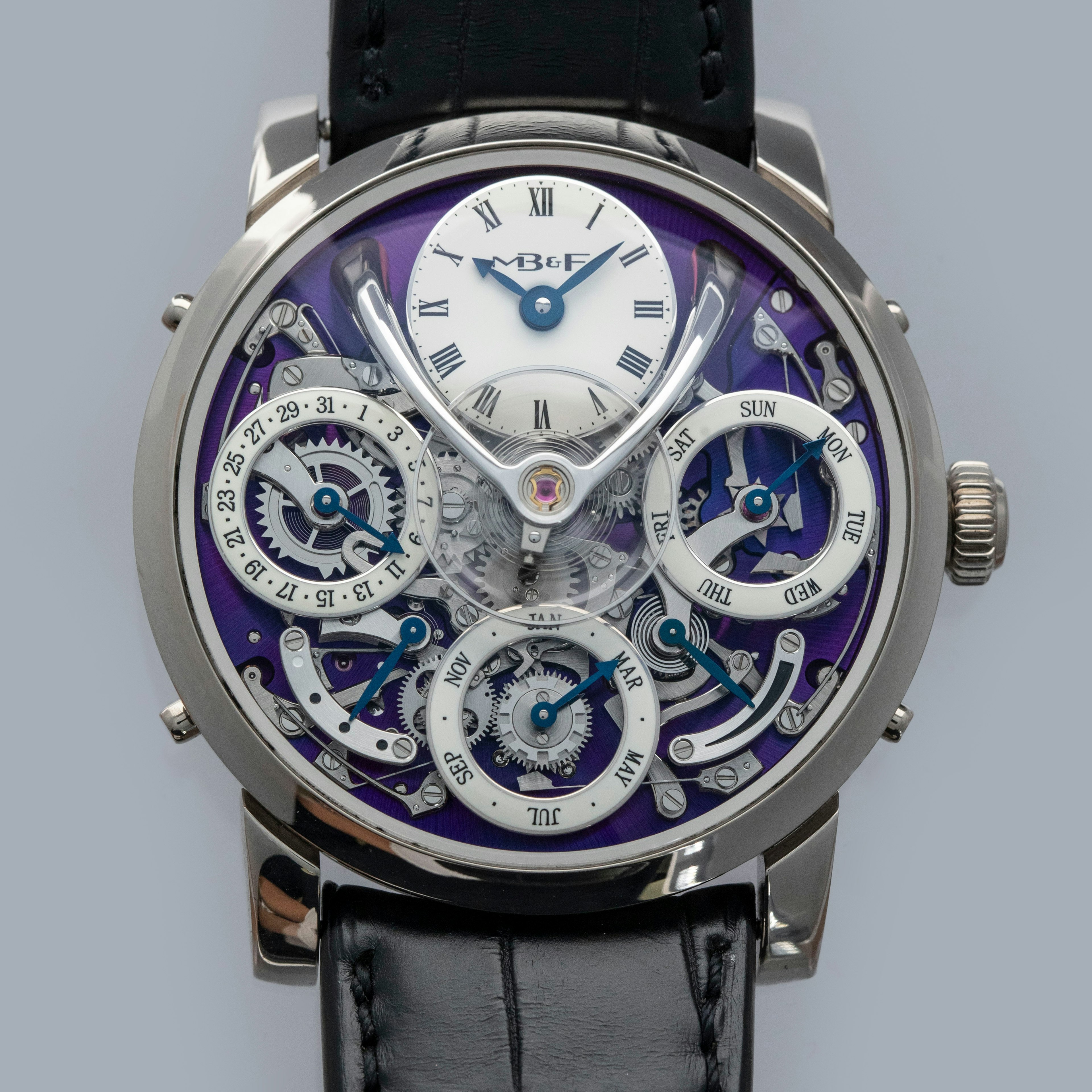Thumbnail for MB&F Legacy Machine Perpetual LM3 03.WL.P Purple Dial 18k WG