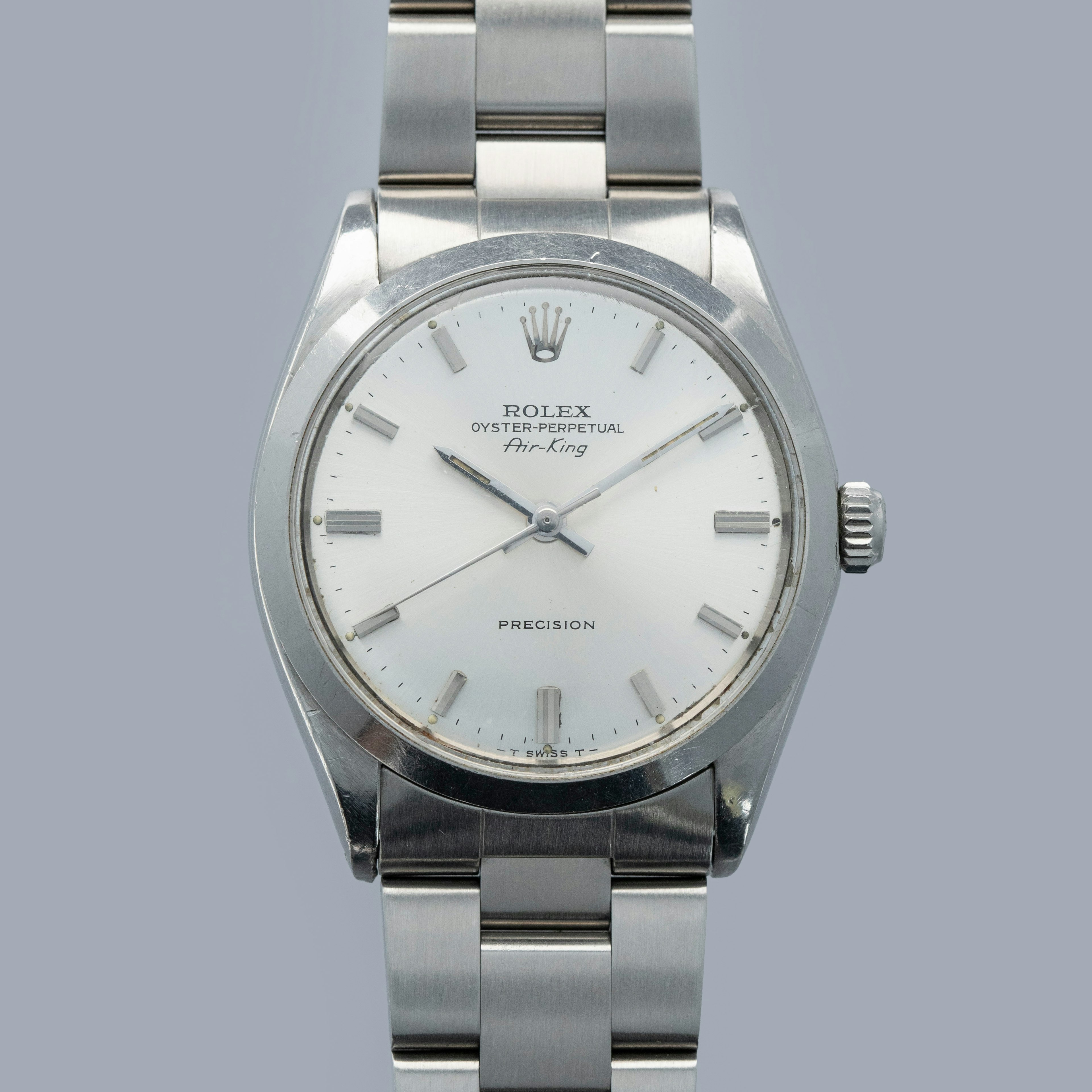 Thumbnail for Rolex Air-King 5500 Silver Dial