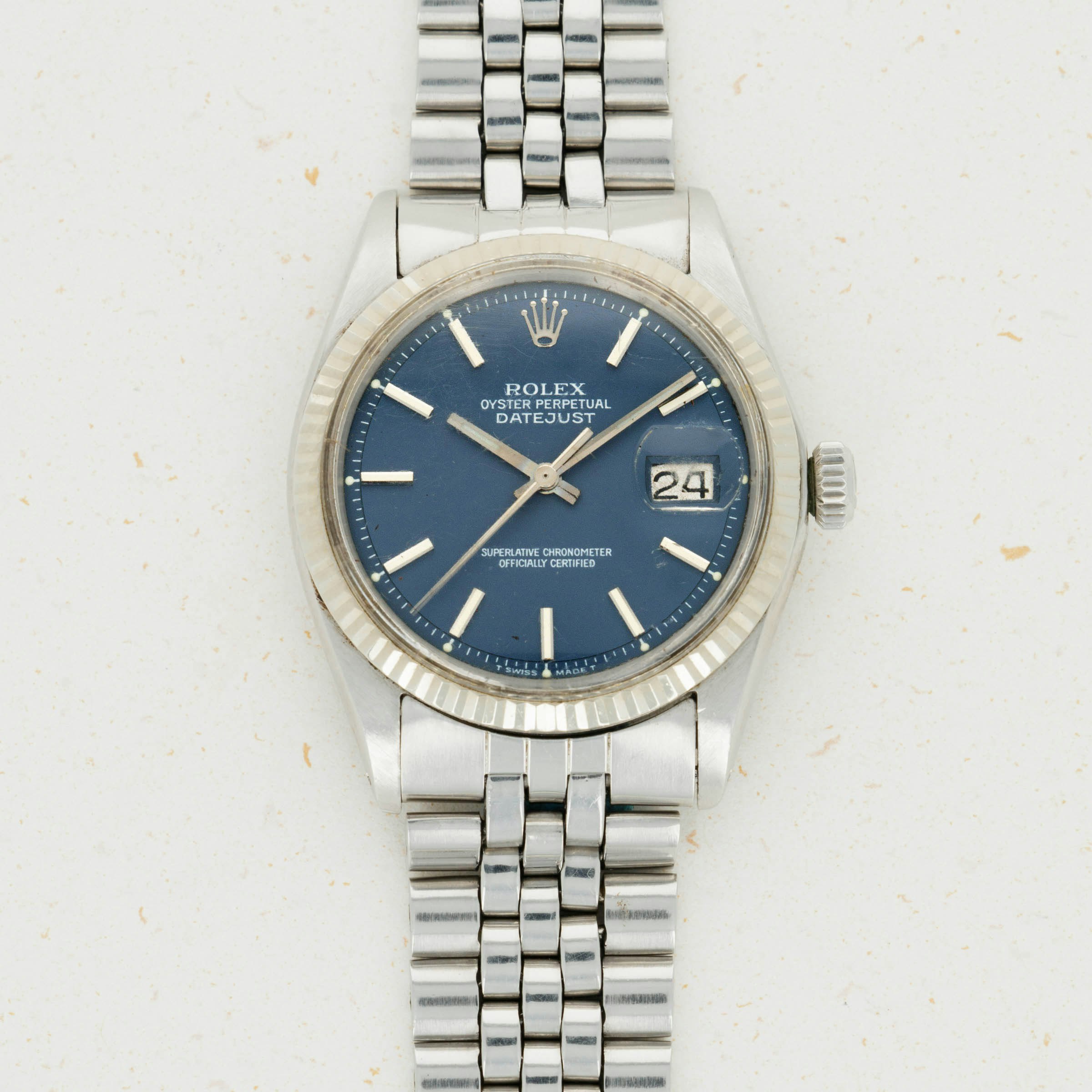 Thumbnail for Rolex Datejust 1601 Blue Dial