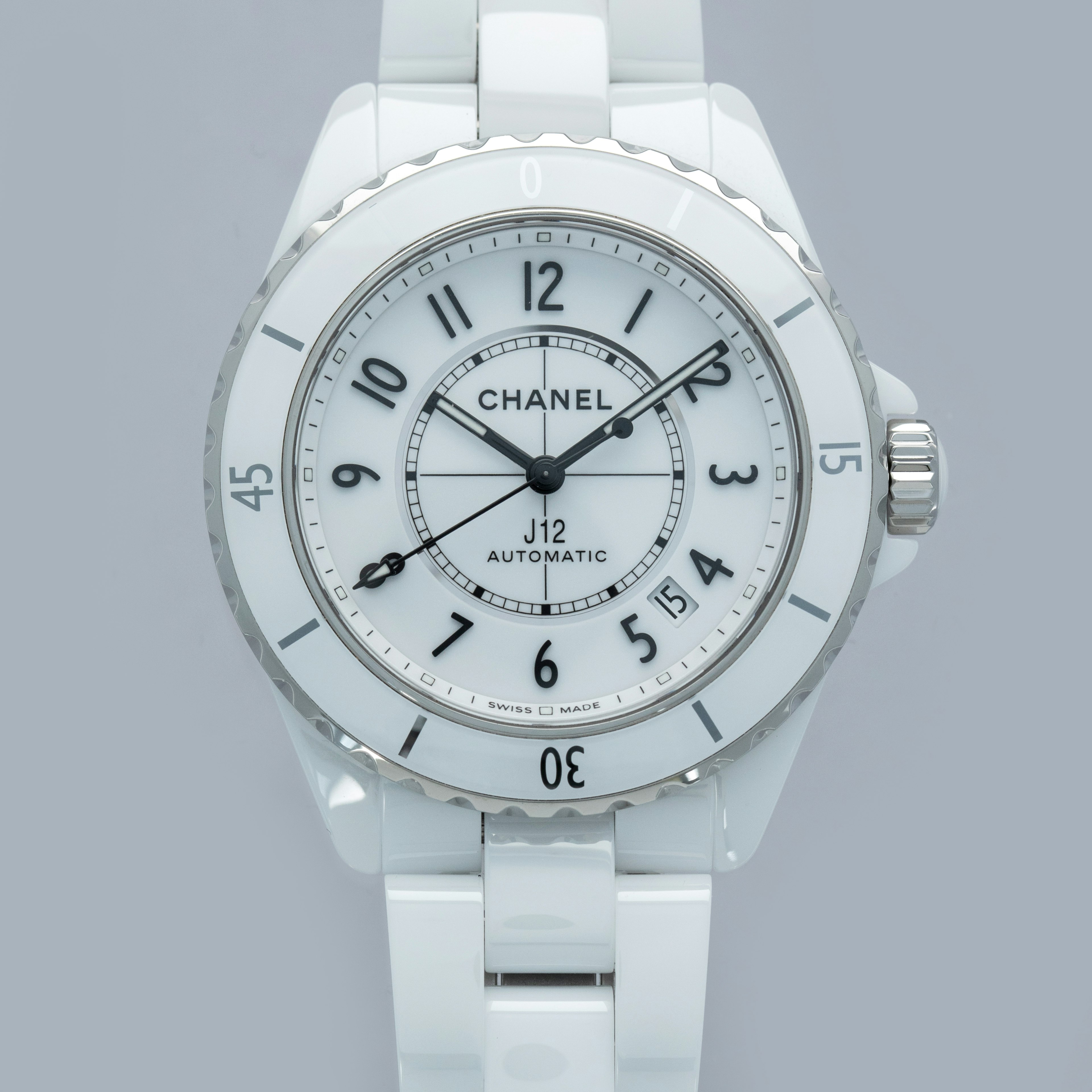 Thumbnail for CHANEL J12 CALIBER 12.1 H5697 WHITE CERAMIC