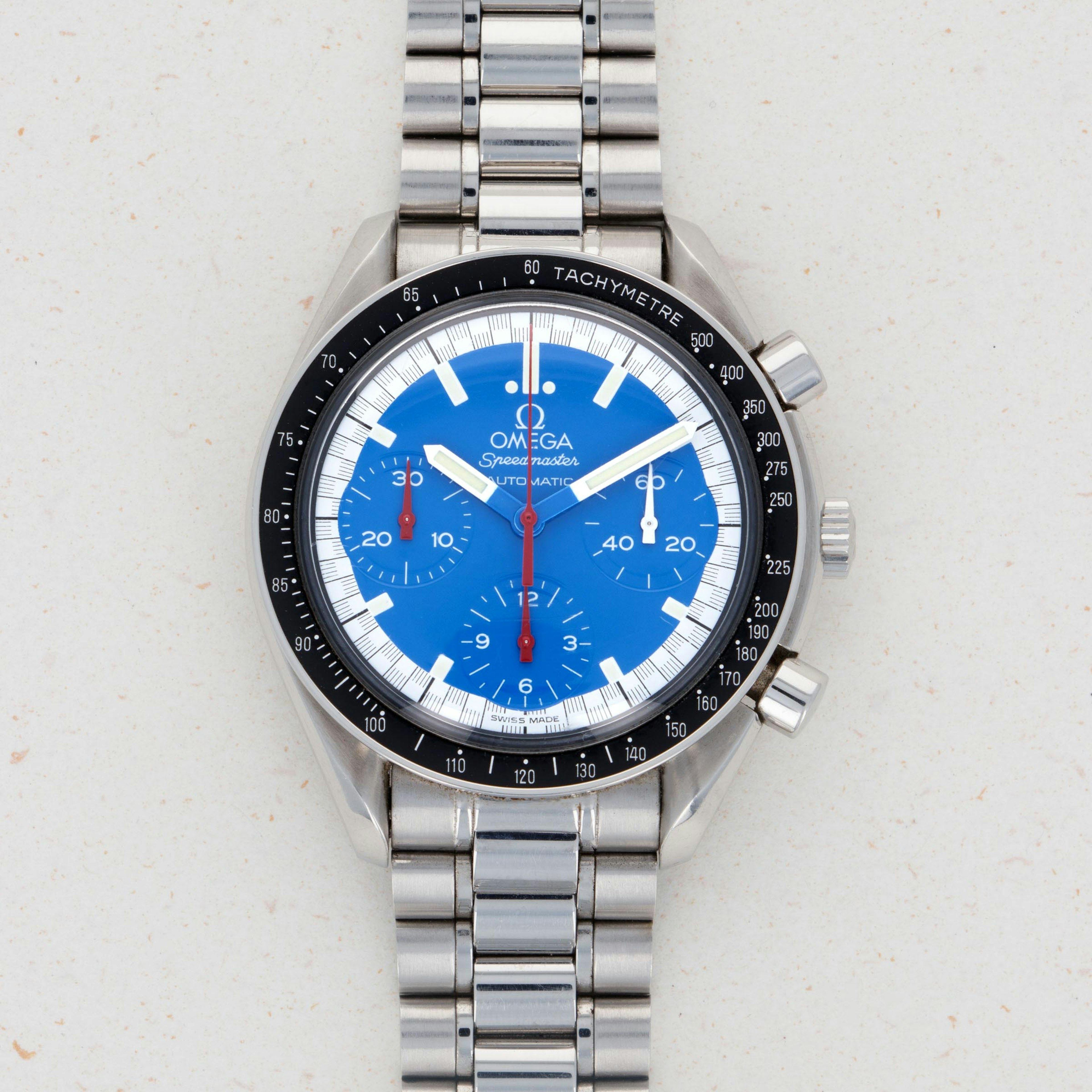 Thumbnail for Omega Speedmaster Blue Racing Dial 3510.81