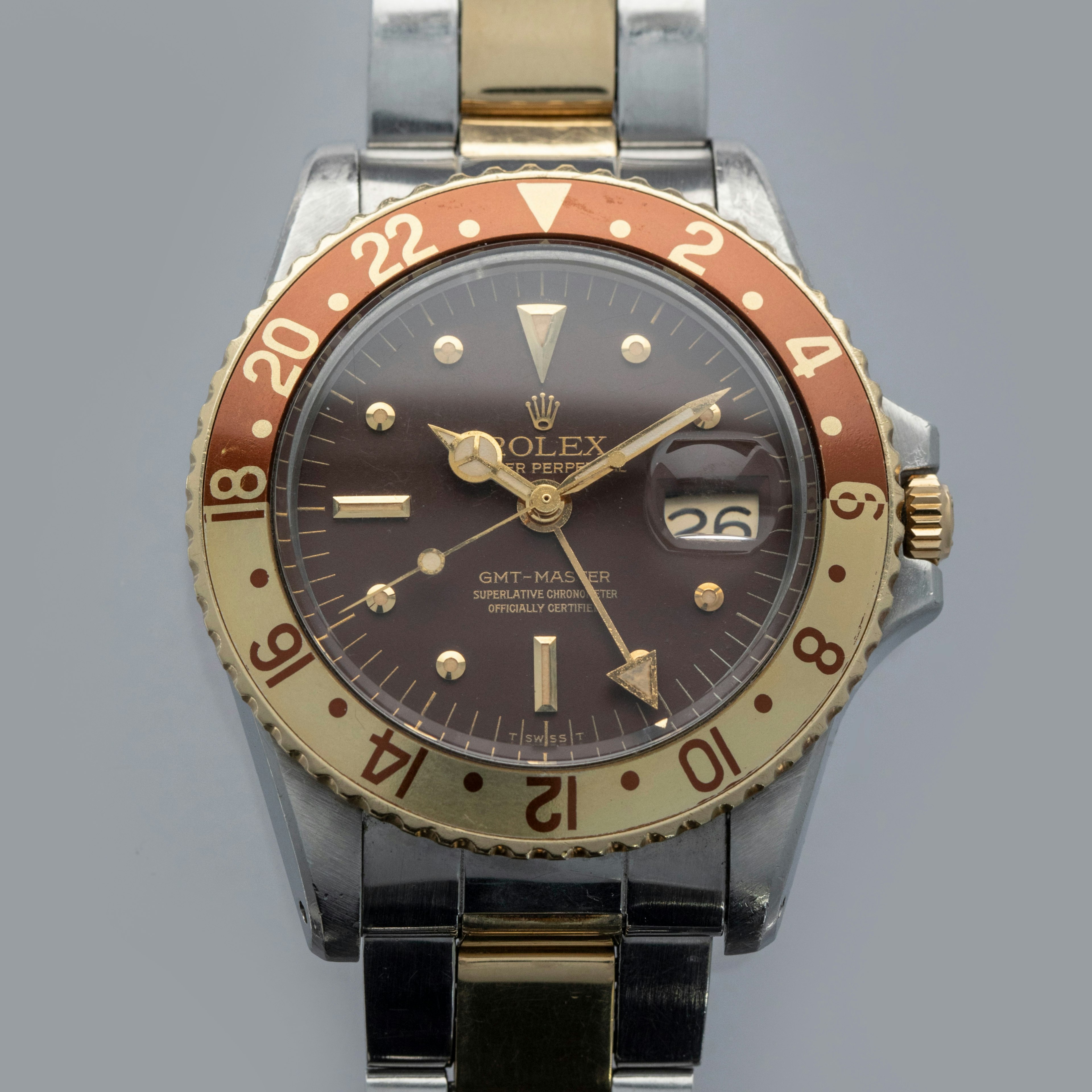 Thumbnail for ROLEX GMT-MASTER 1675 ROOT BEER TWO-TONE