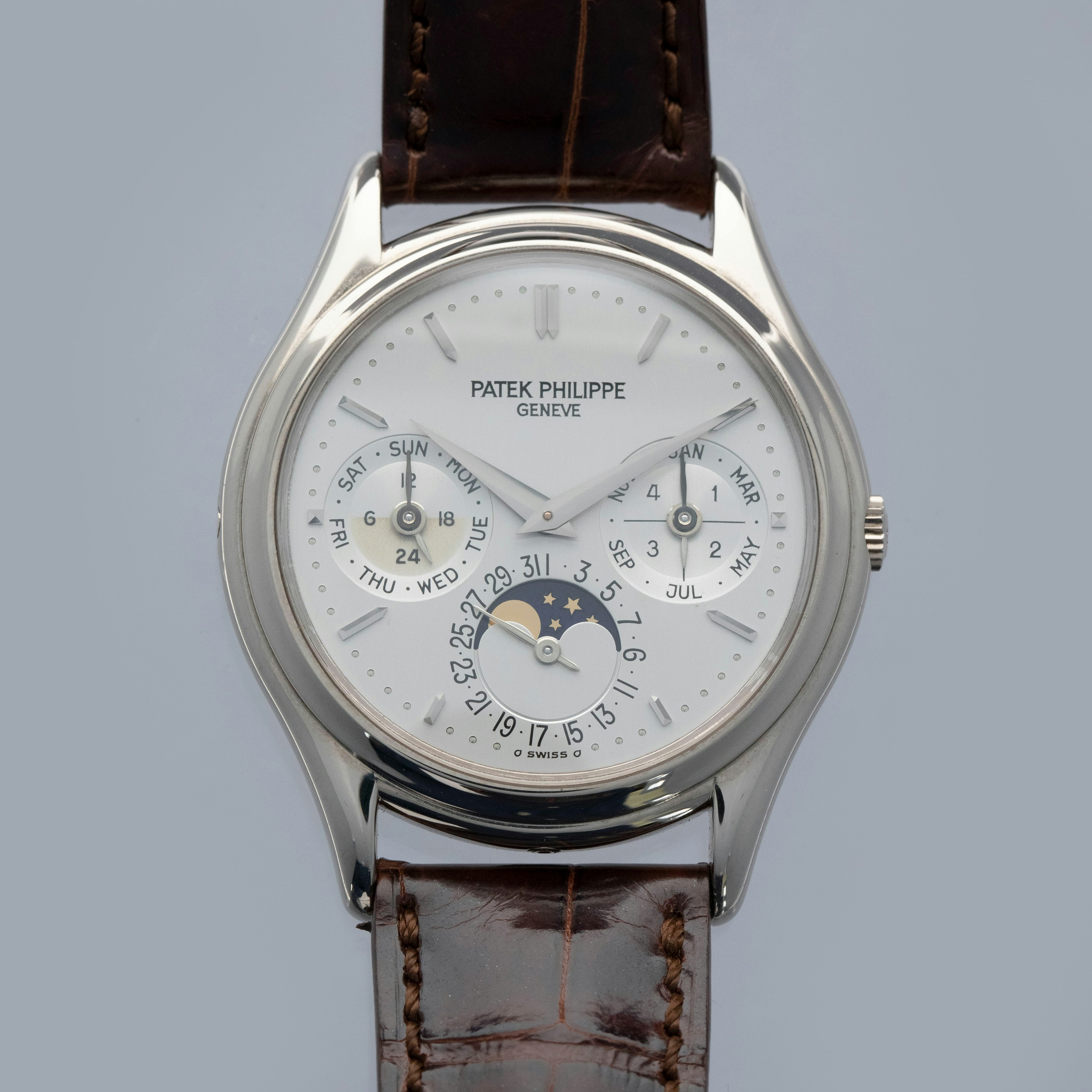 Thumbnail for Patek Philippe Perpetual Calendar 3940G Second Series Box and Papers 18k WG