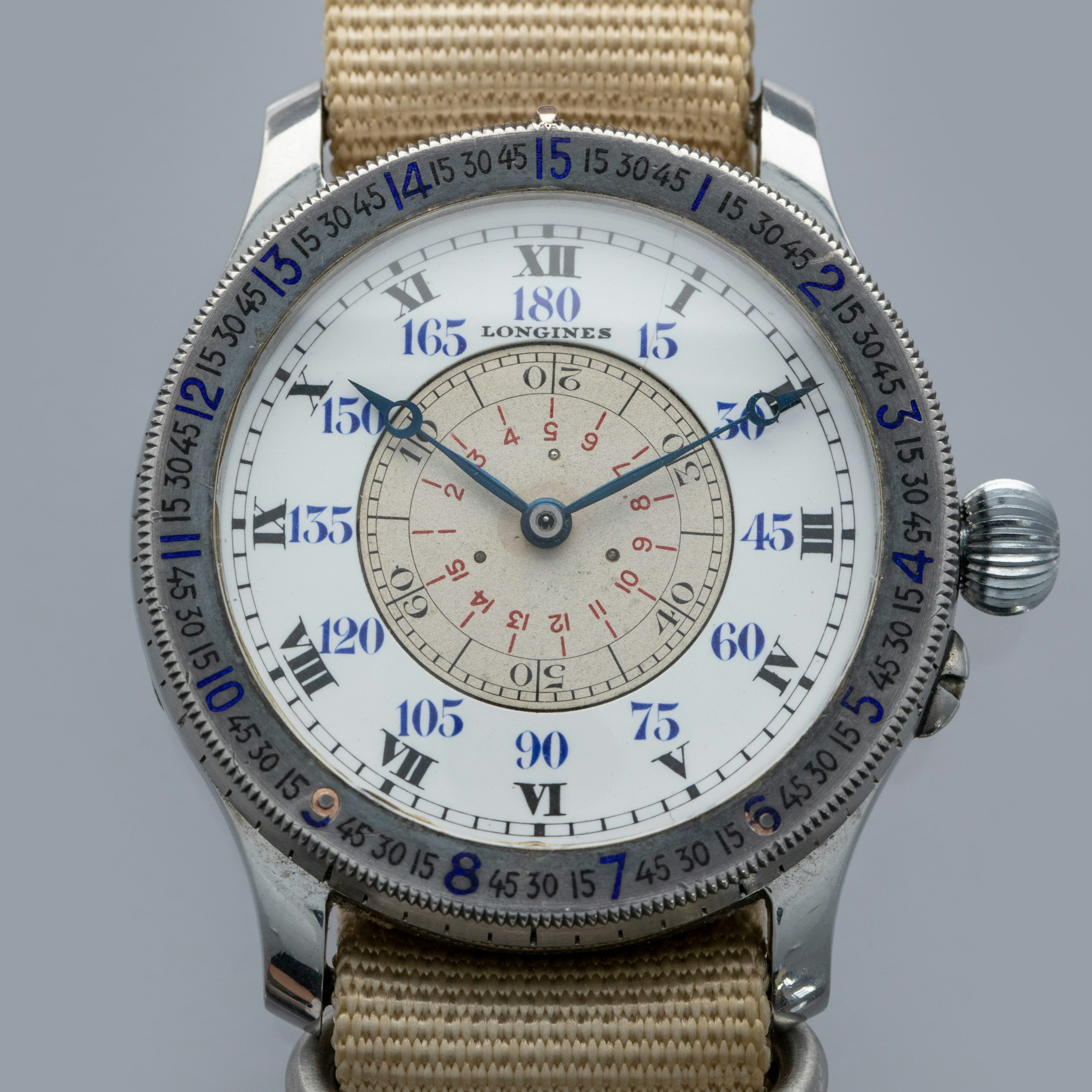 Thumbnail for Longines	Lindbergh Hour Angle Navigators Watch