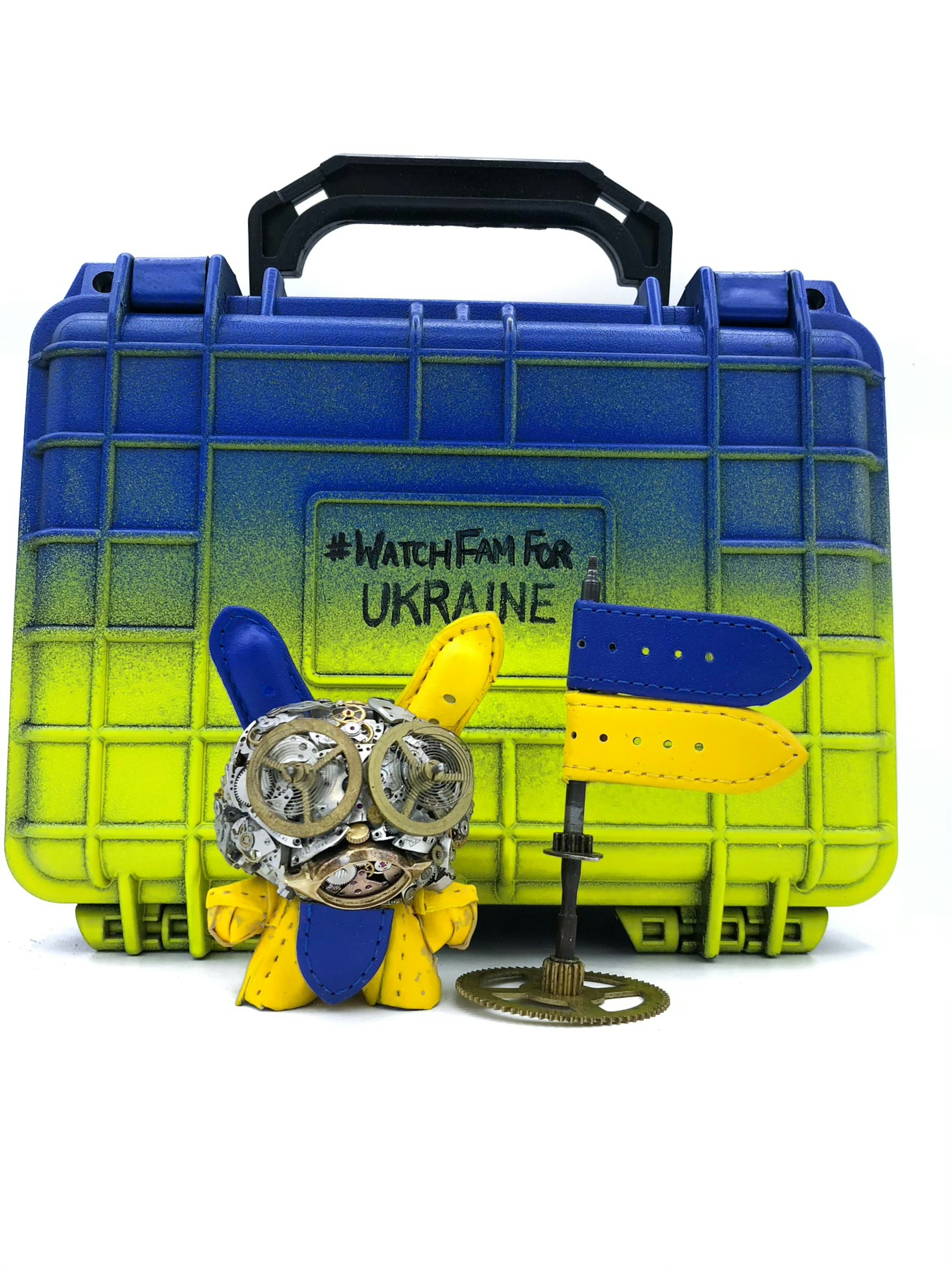 Thumbnail for Watch Parts Motorcycles Dunny Art Piece #WatchFamforUkraine