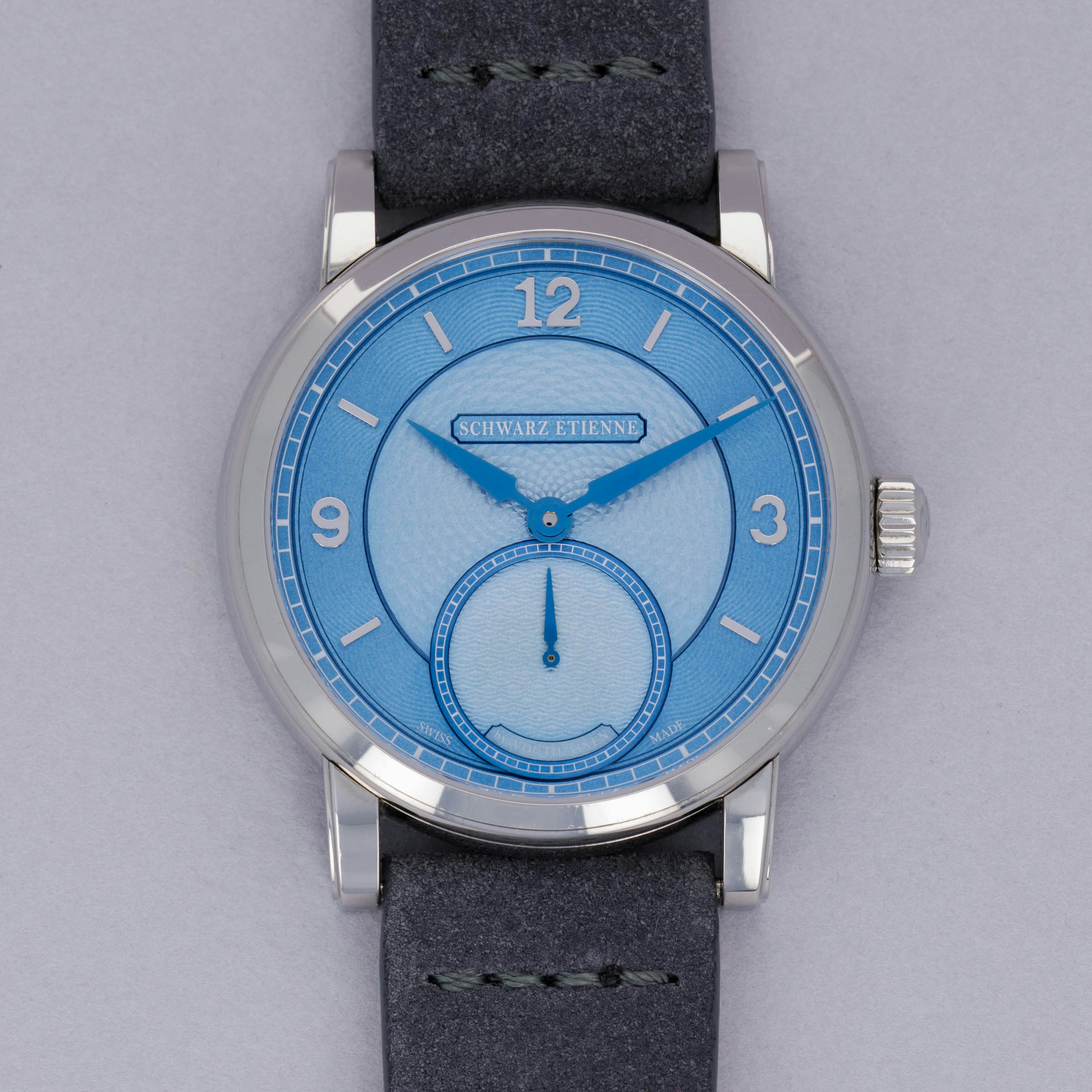 Thumbnail for Schwarz Etienne Roma Synergy by Kari Voutilainen Piece Ice Blue Dial