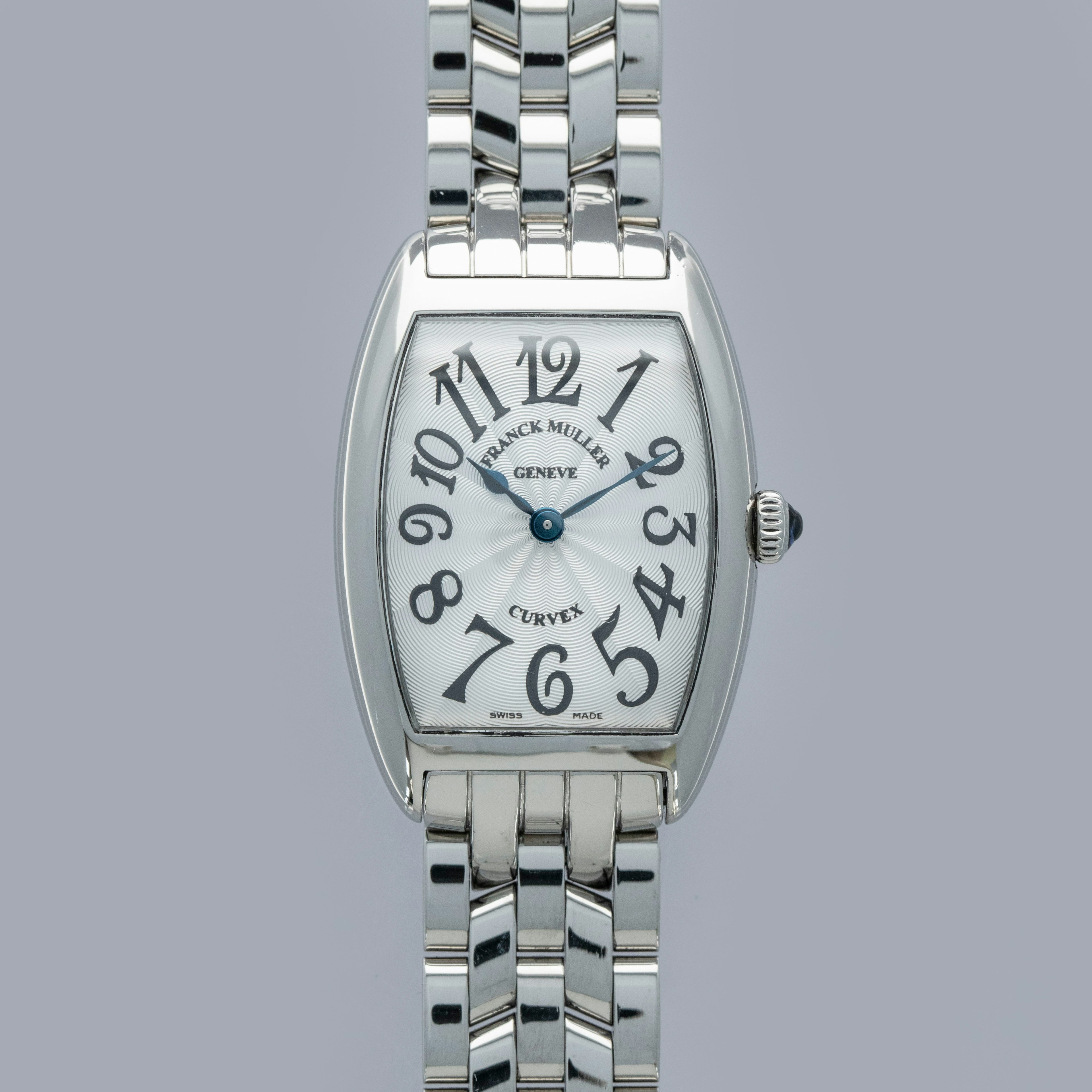 Thumbnail for Franck Muller Cintree Curvex Ladies 1752 QZ Quartz Steel with Bracelet