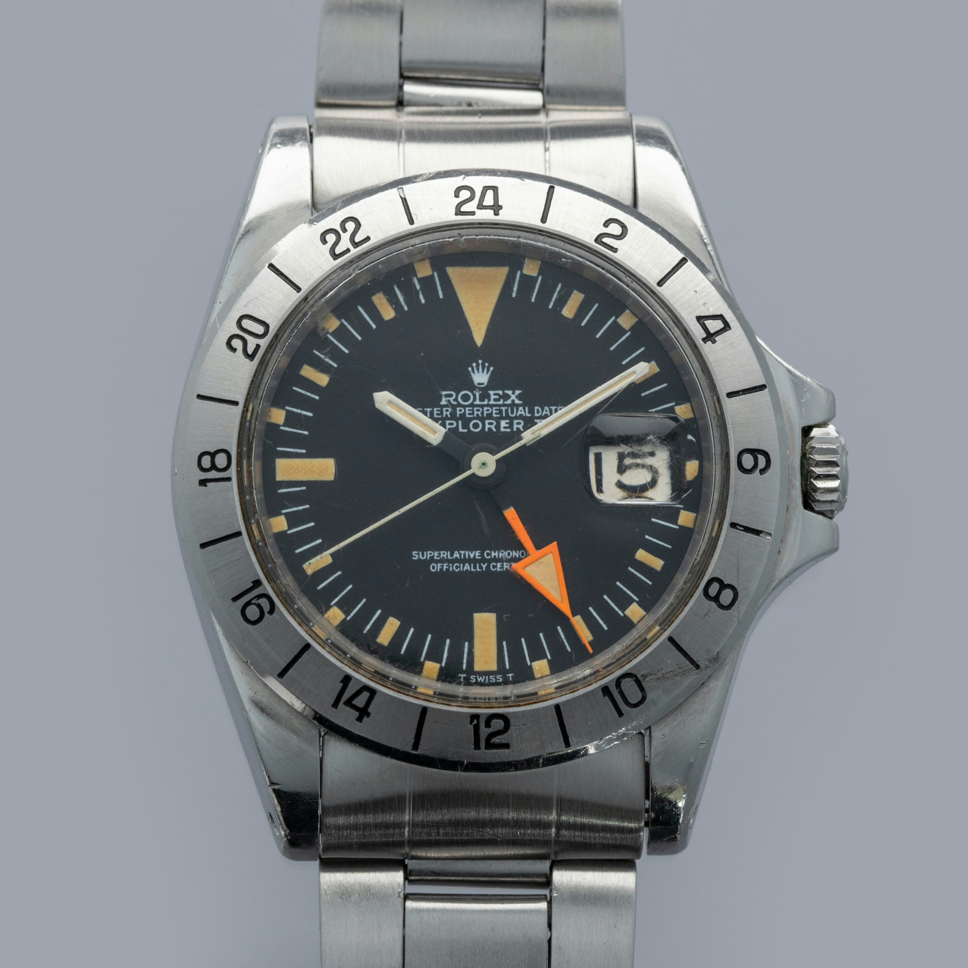 Thumbnail for Rolex Explorer II 1655 Orange Hand Straight Seconds with Box and Booklet