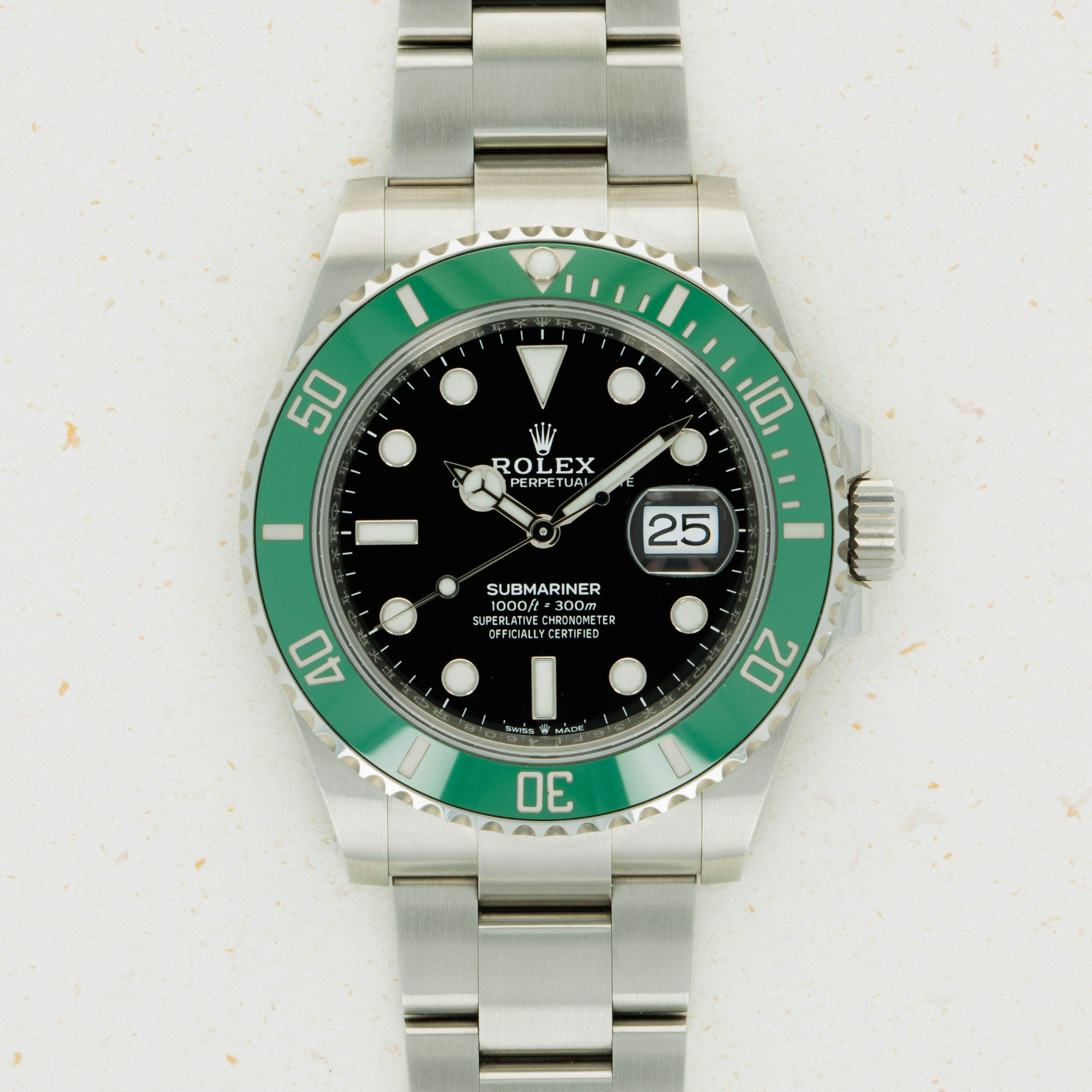 Thumbnail for Rolex Submariner Green Ceramic Bezel Starbucks 126610LV