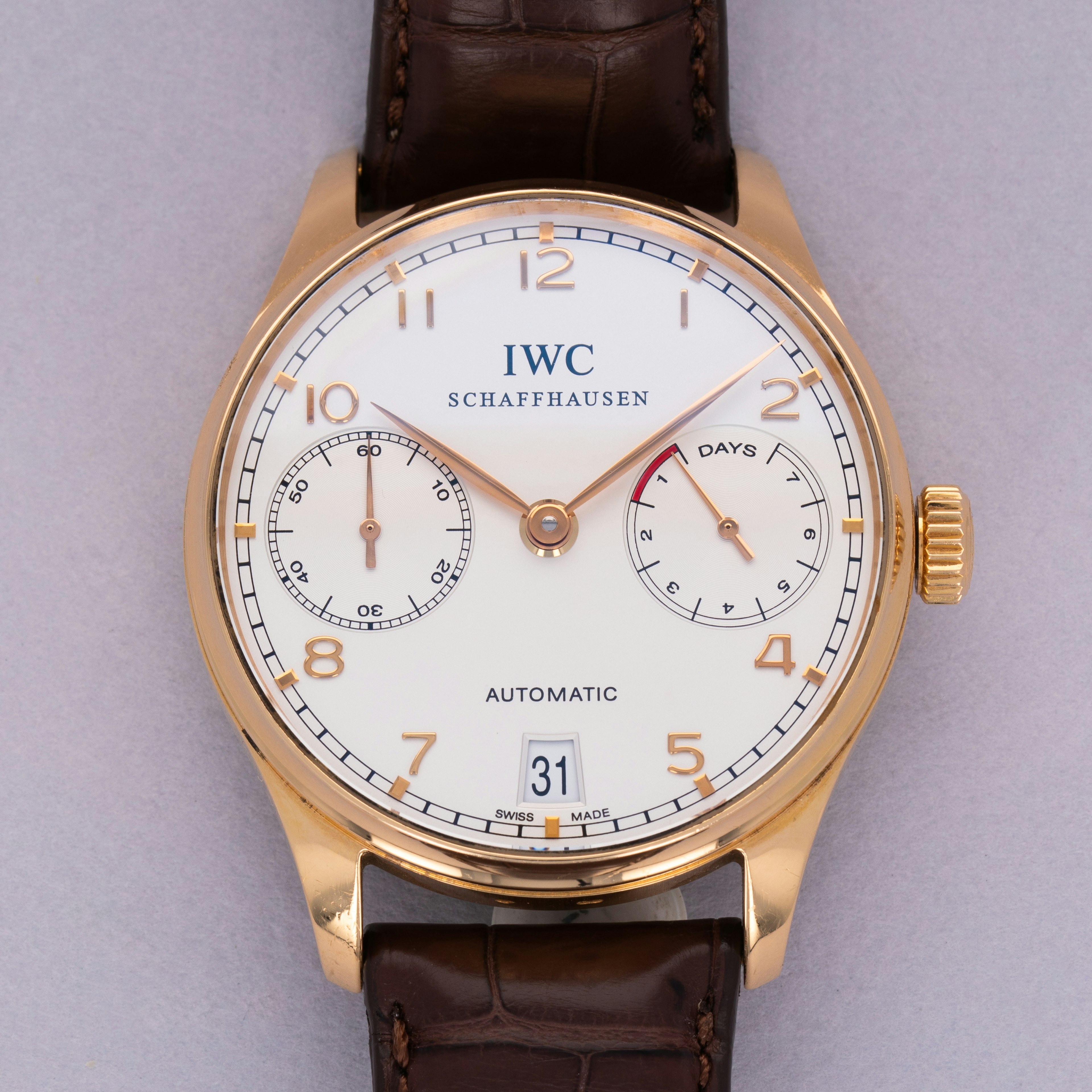 Thumbnail for IWC Portugieser Seven Days Automatic 18k RG  