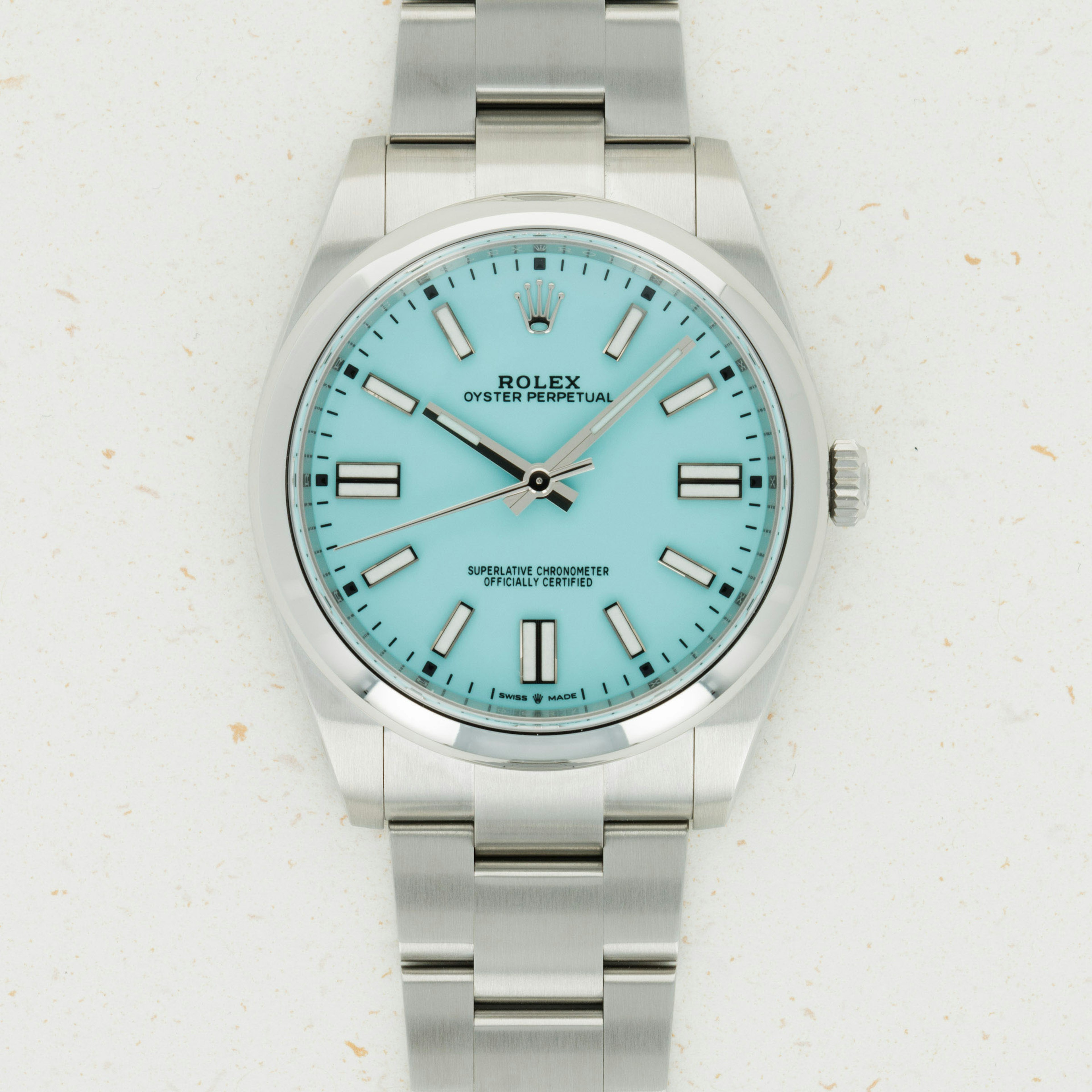 Thumbnail for Rolex Oyster Perpetual Tiffany Blue 124300