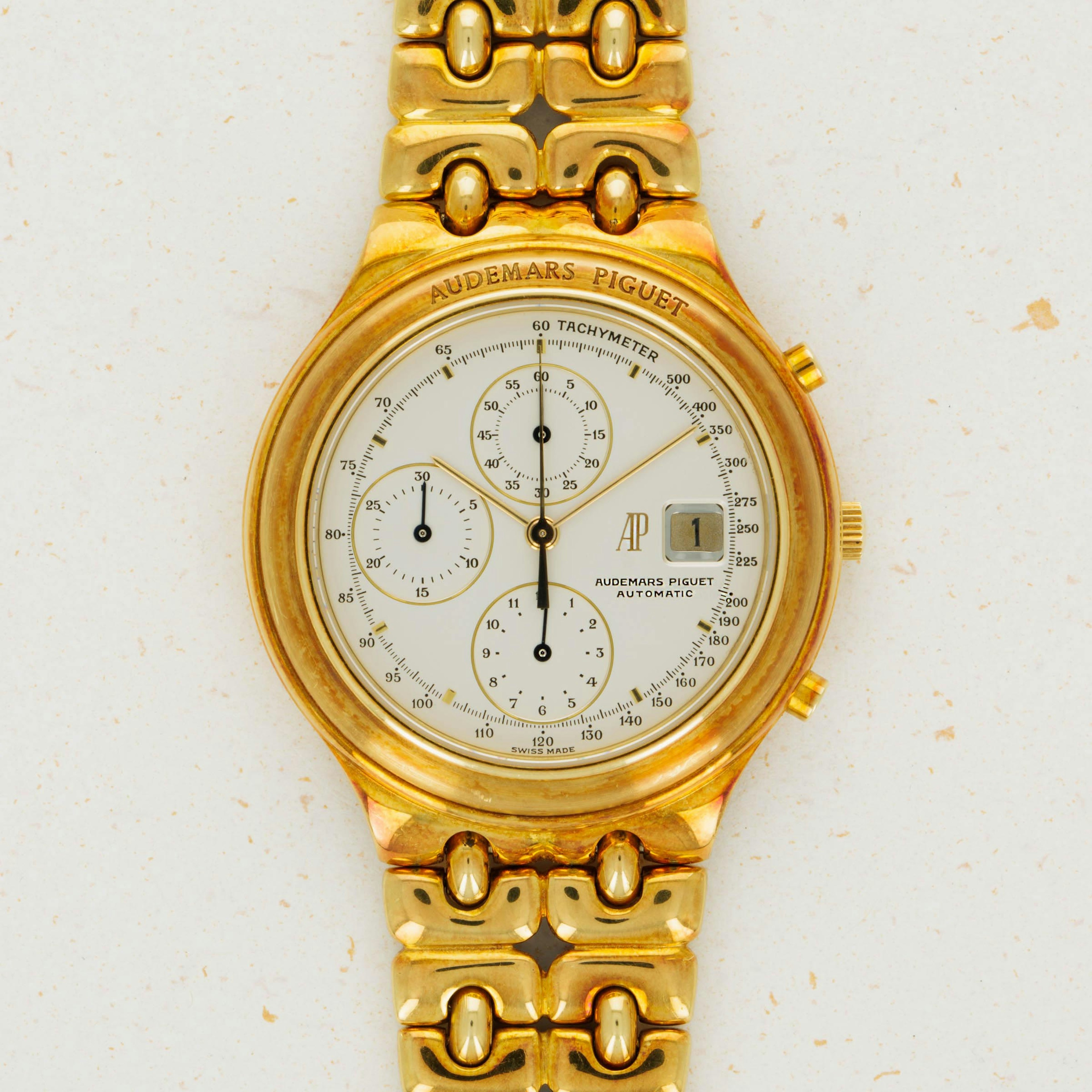 Thumbnail for Audemars Piguet Huitieme Chronograph Yellow Gold 25644