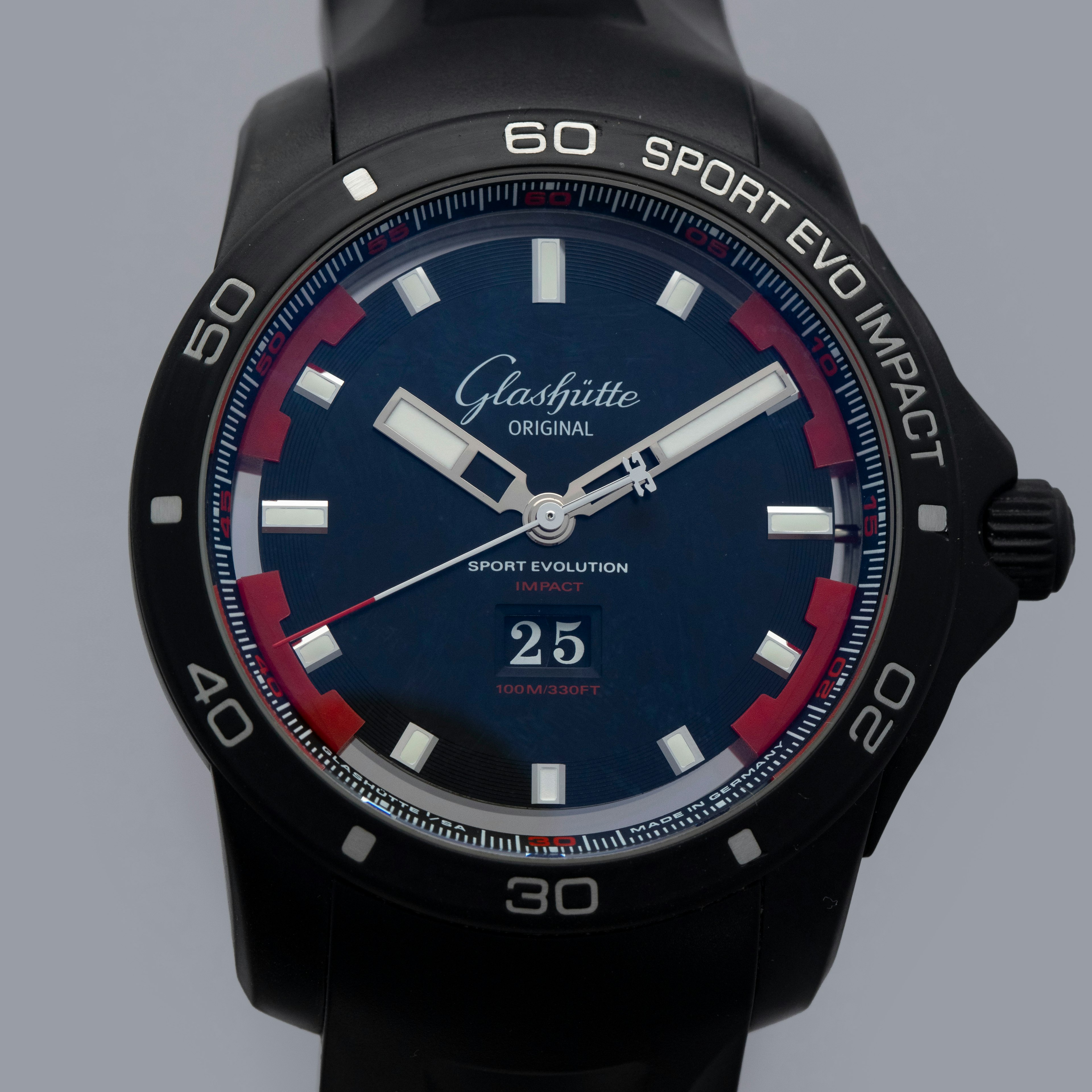 Thumbnail for Glashütte Original Sport Evolution Impact Panorama Date 1-39-47-16-16-53