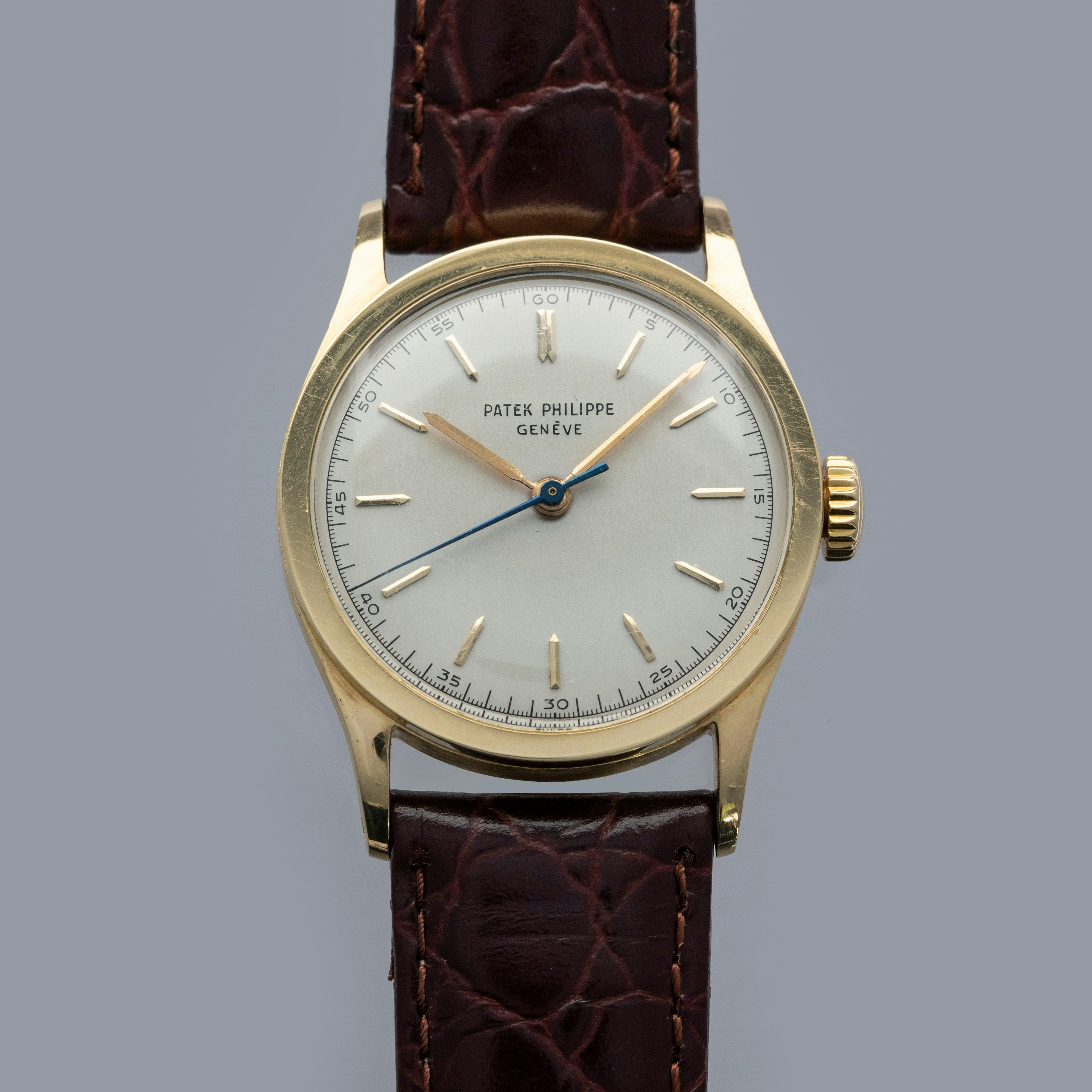 Thumbnail for Patek Philippe Calatrava 2457J Silvered Dial 18k YG