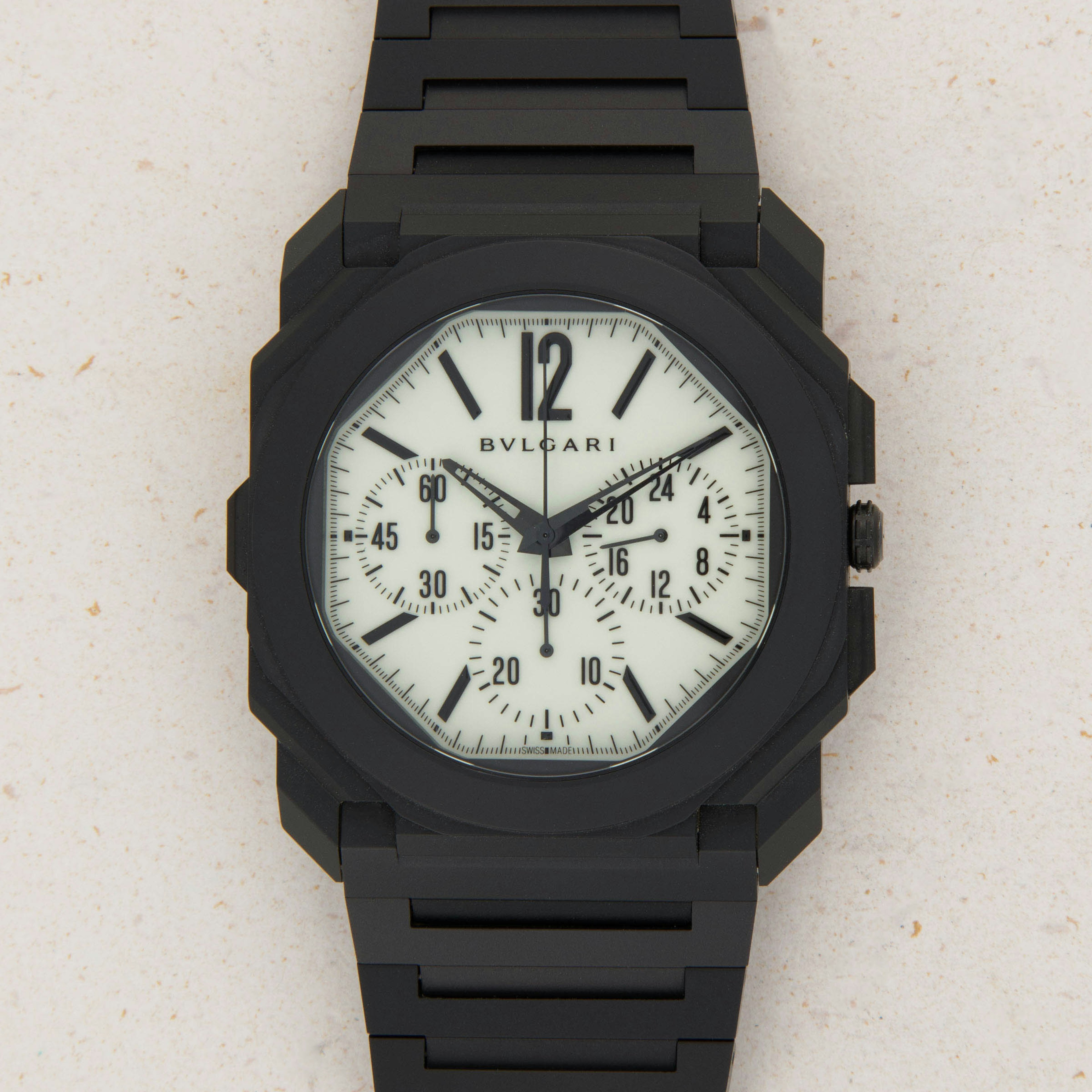 Thumbnail for Bvlgari Octo Finissimo Ceramic Chronograph GMT Nuclear Option for Revolution 