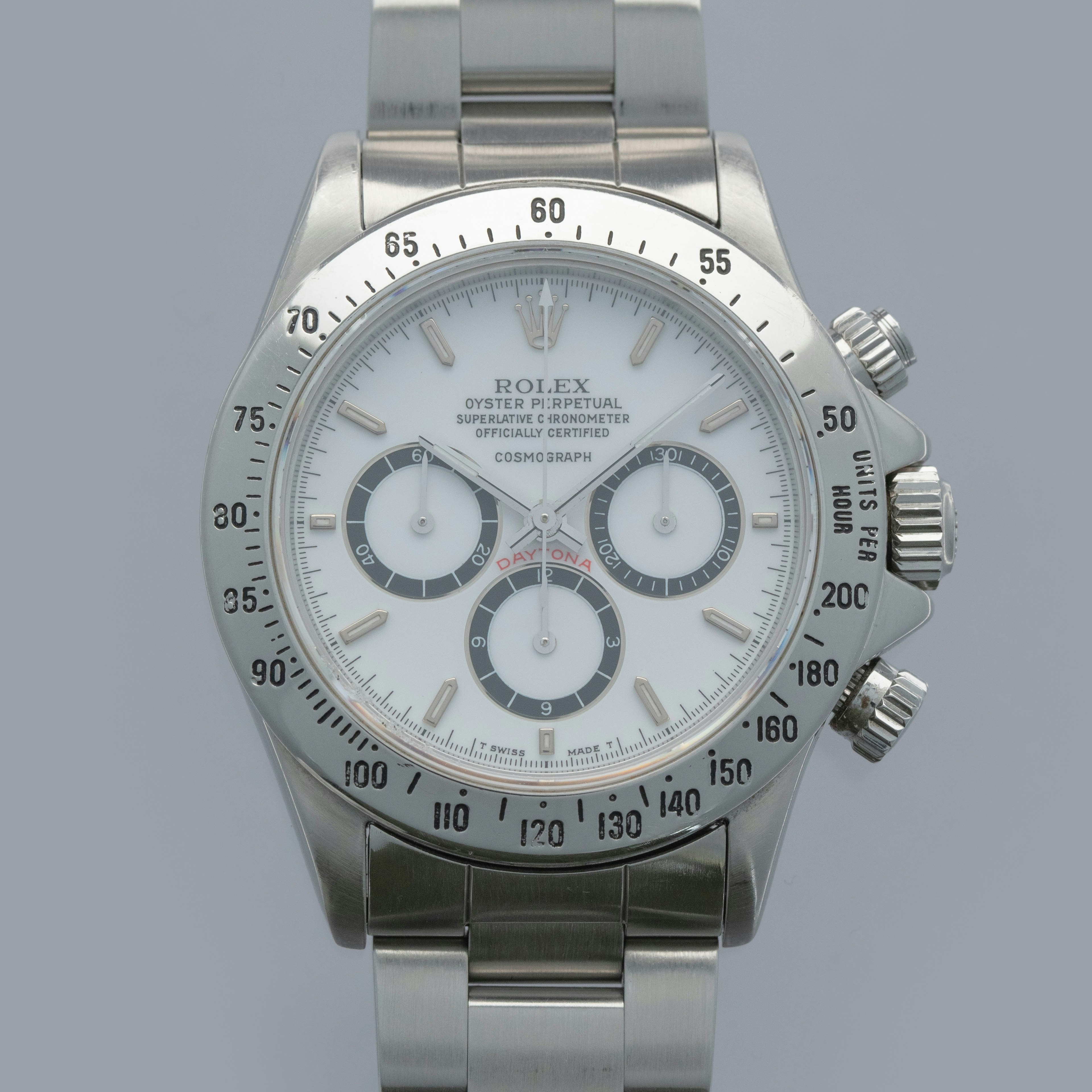 Thumbnail for ROLEX COSMOGRAPH DAYTONA 16520 ZENITH MOVEMENT FLOATING COSMOGRAPH PORCELAIN DIAL 