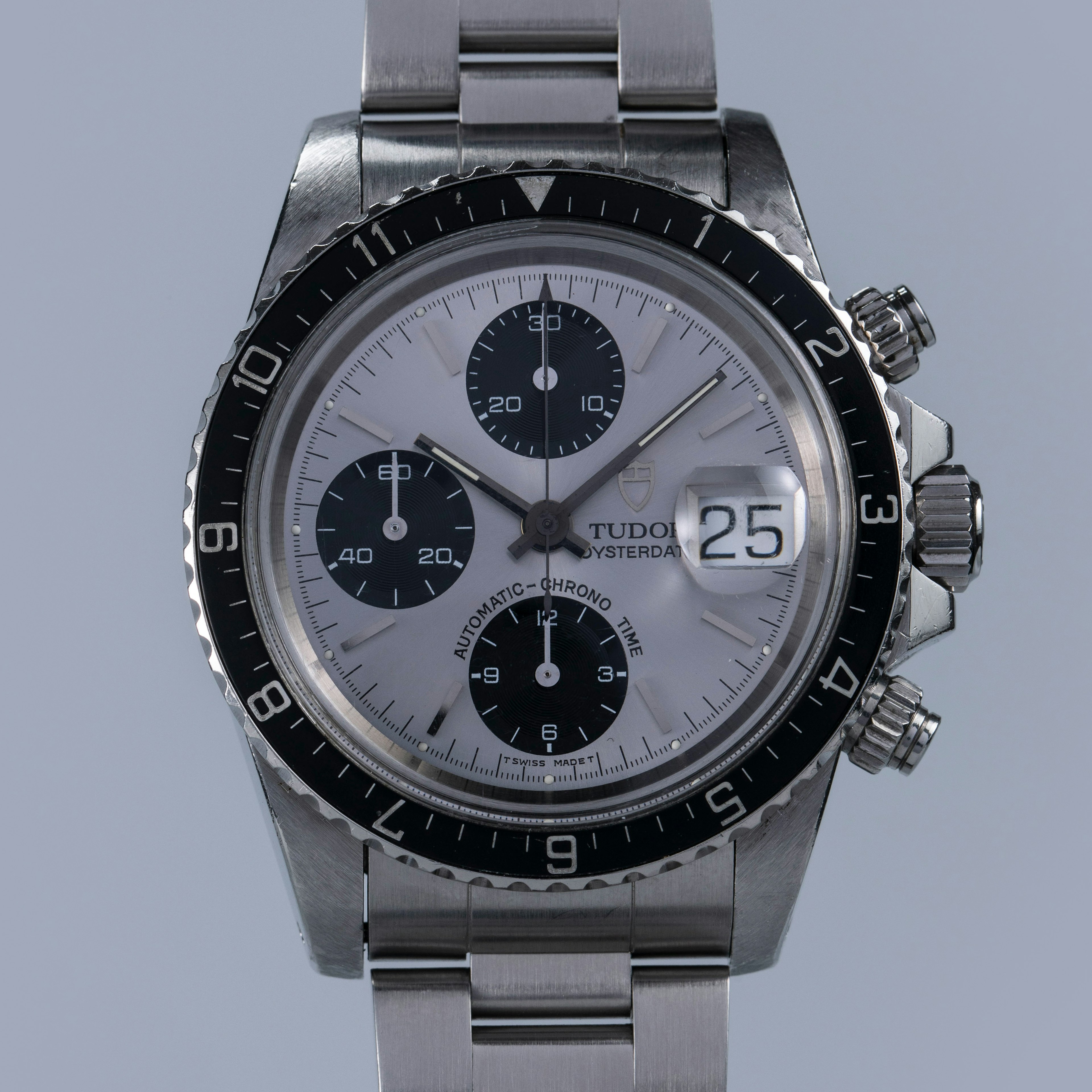Thumbnail for Tudor Oysterdate Big Block 79170 Silver Dial