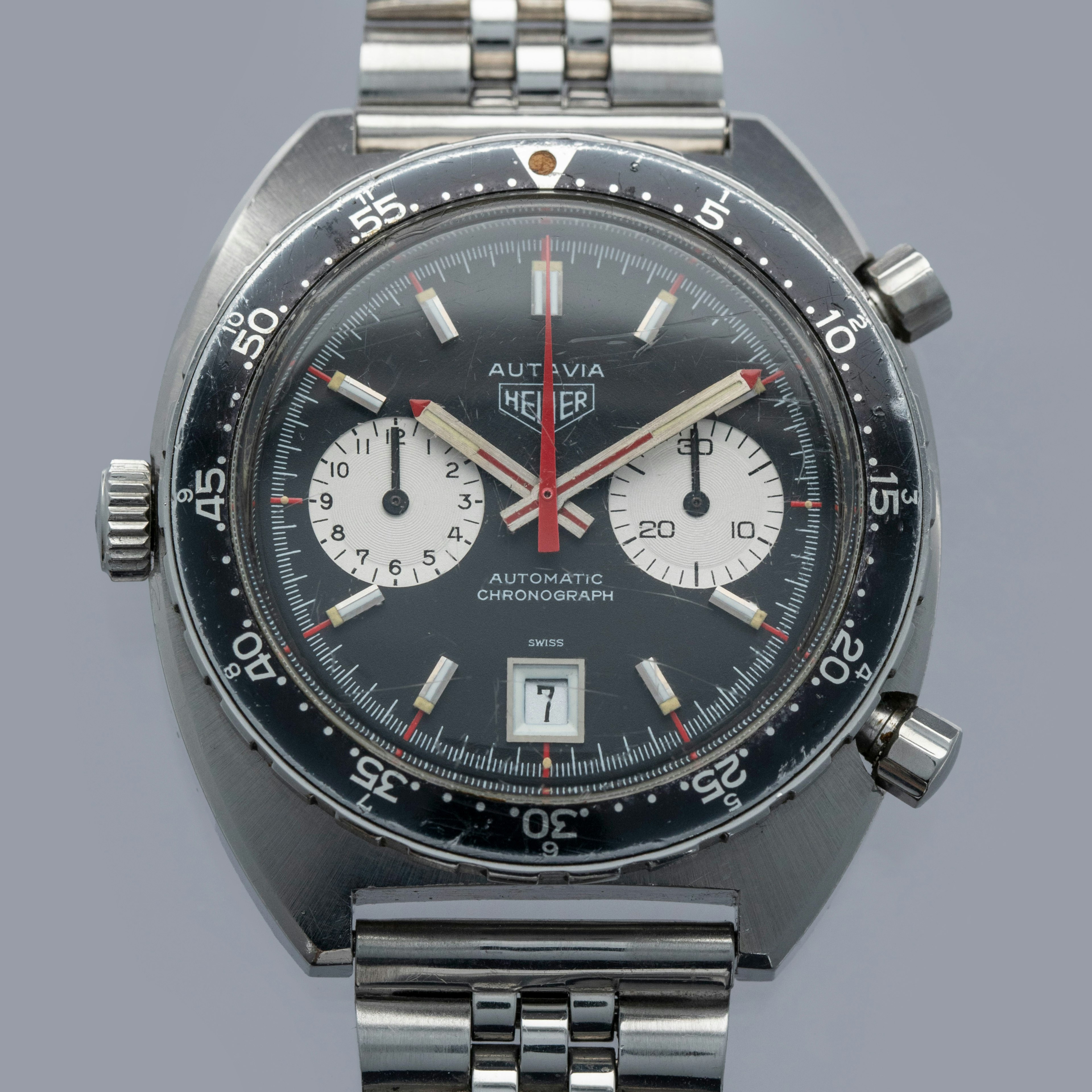 Thumbnail for Heuer Autavia 1163 Viceroy Hour and Minute Bezel 