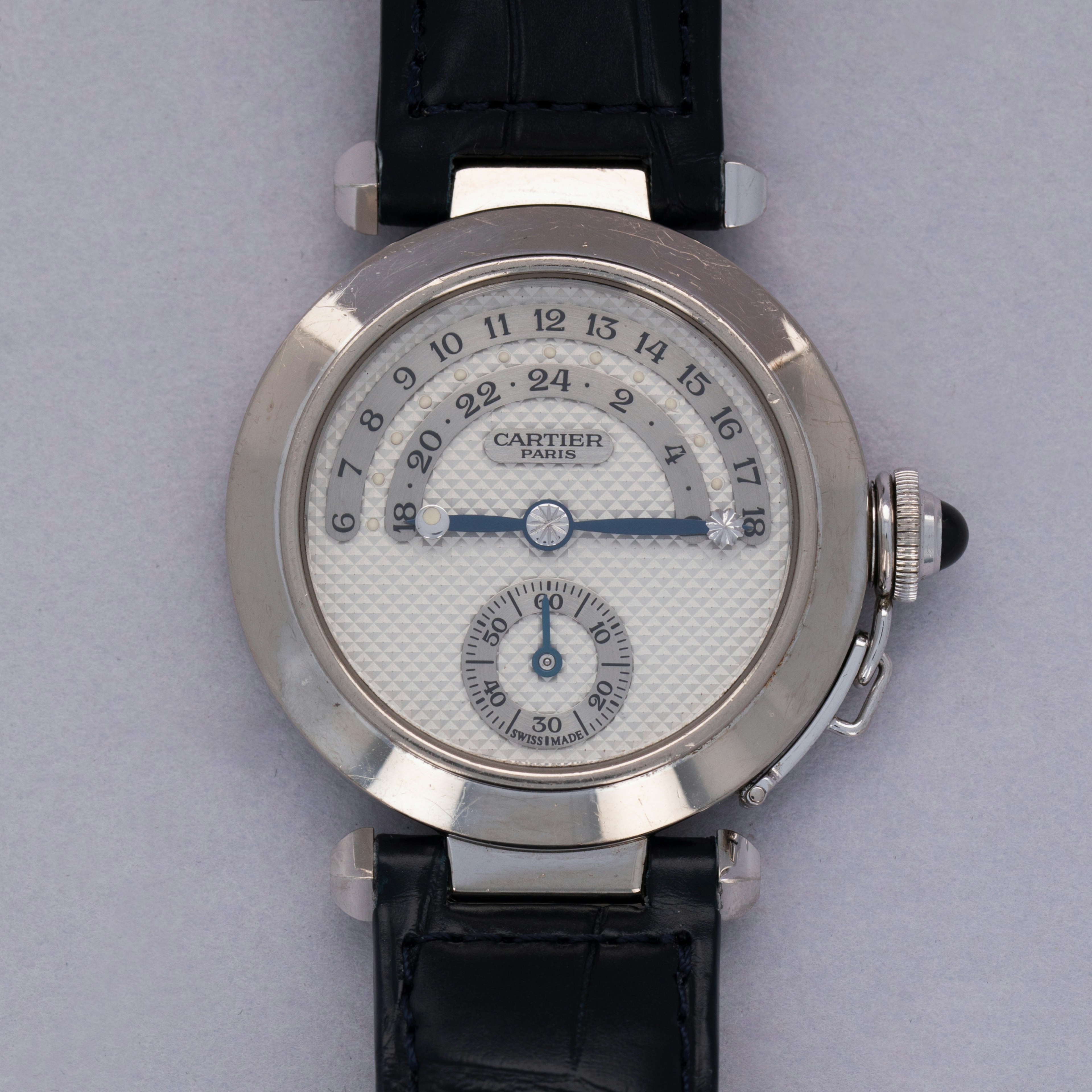 Thumbnail for Cartier Pasha de Cartier Jour et Nuit Heure Sautante 2417 18k WG