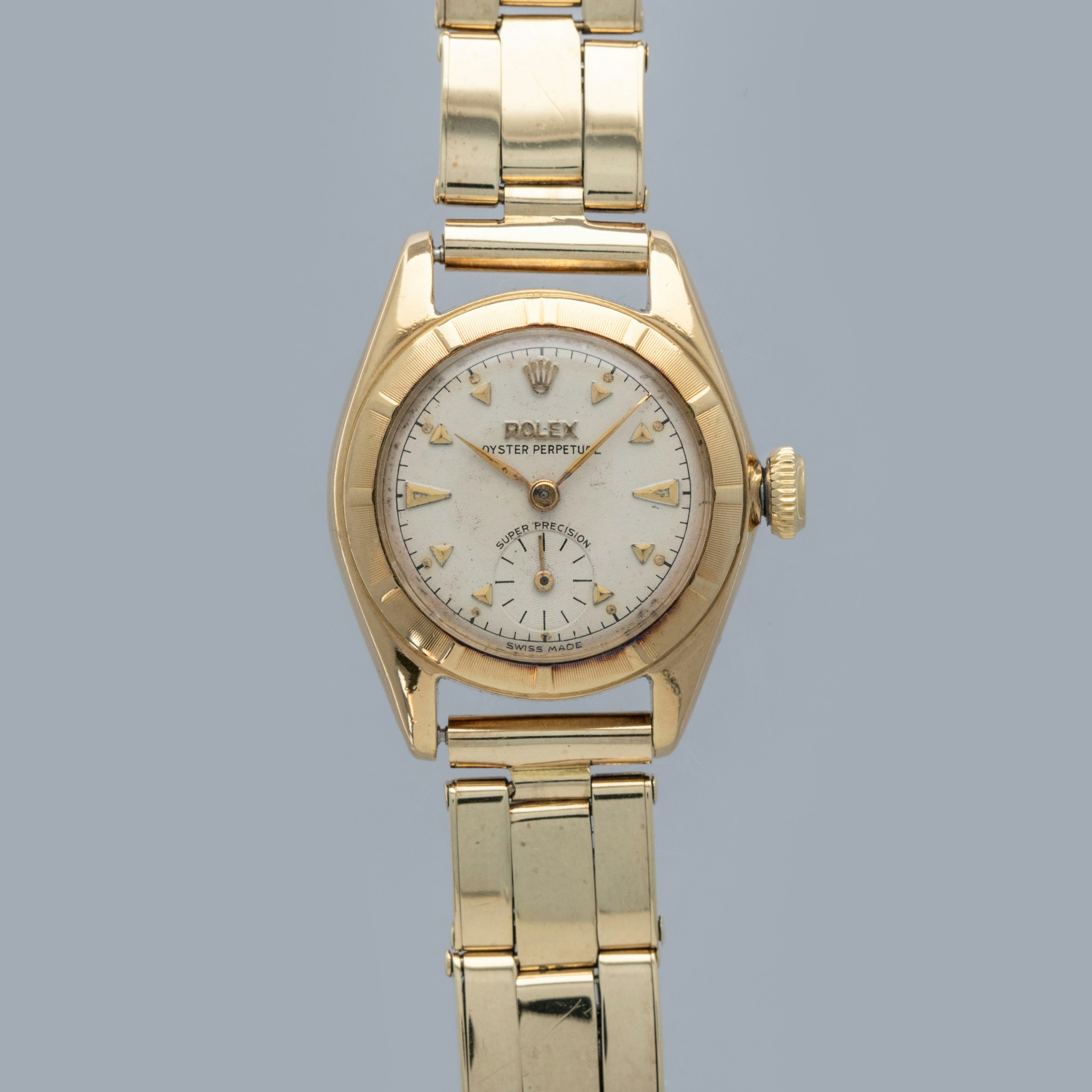 Thumbnail for Rolex Oyster Perpetual 5003 Ladies Bubbleback 18k YG with 14k Oyster Bracelet