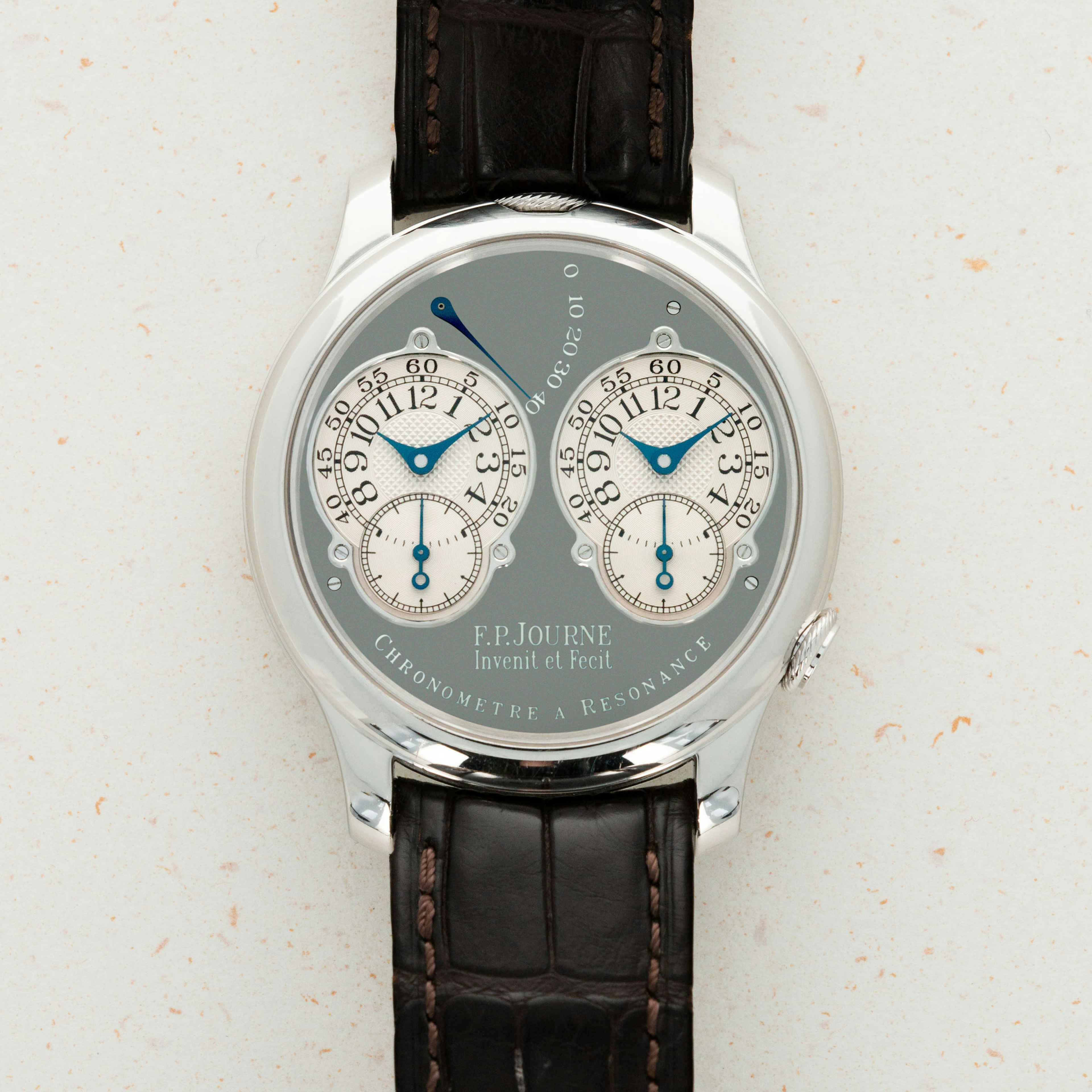 Thumbnail for F.P. Journe Platinum Chronometre Resonance Early Ruthenium Dial 