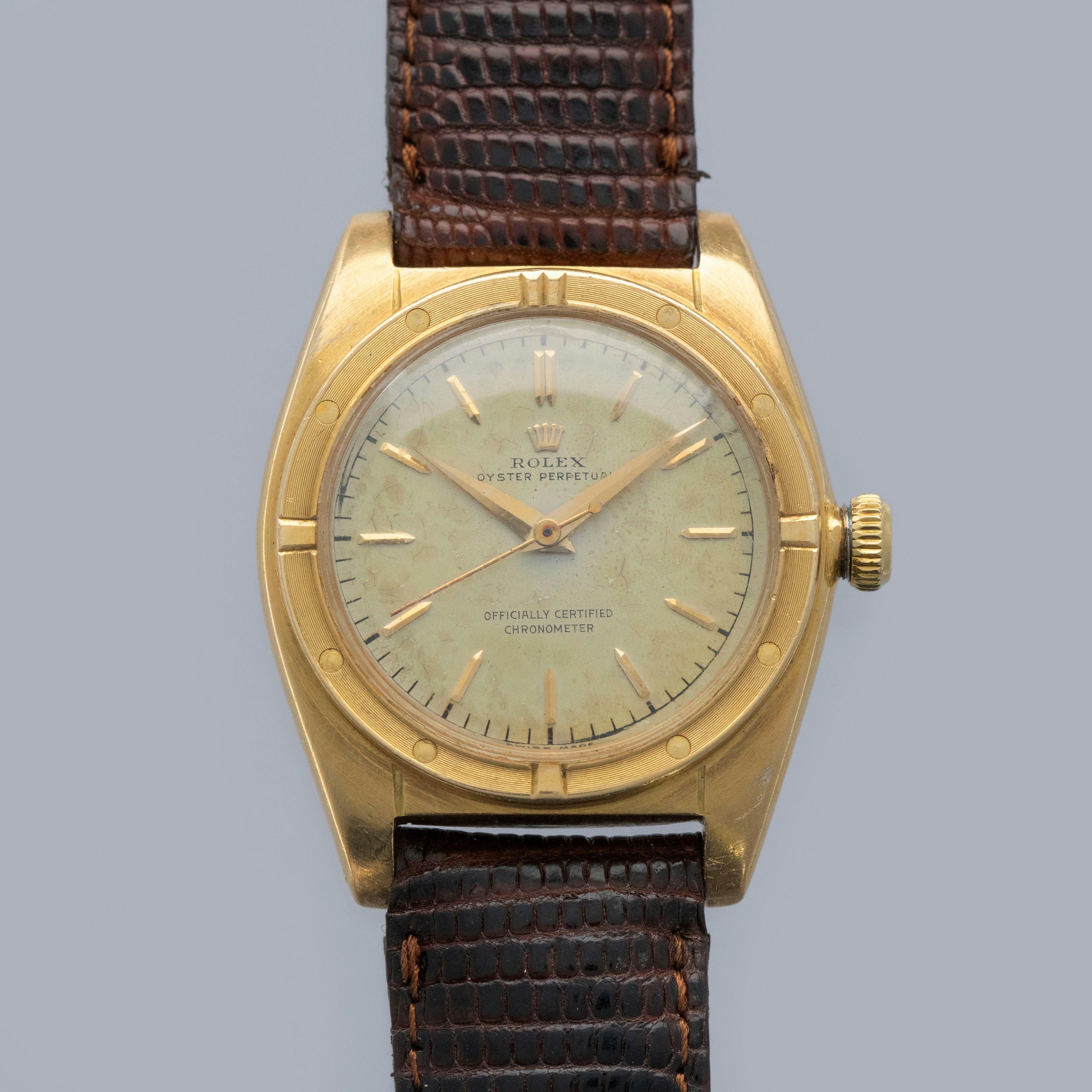 Thumbnail for Rolex Oyster Perpetual Bubbleback 5015 18k YG 