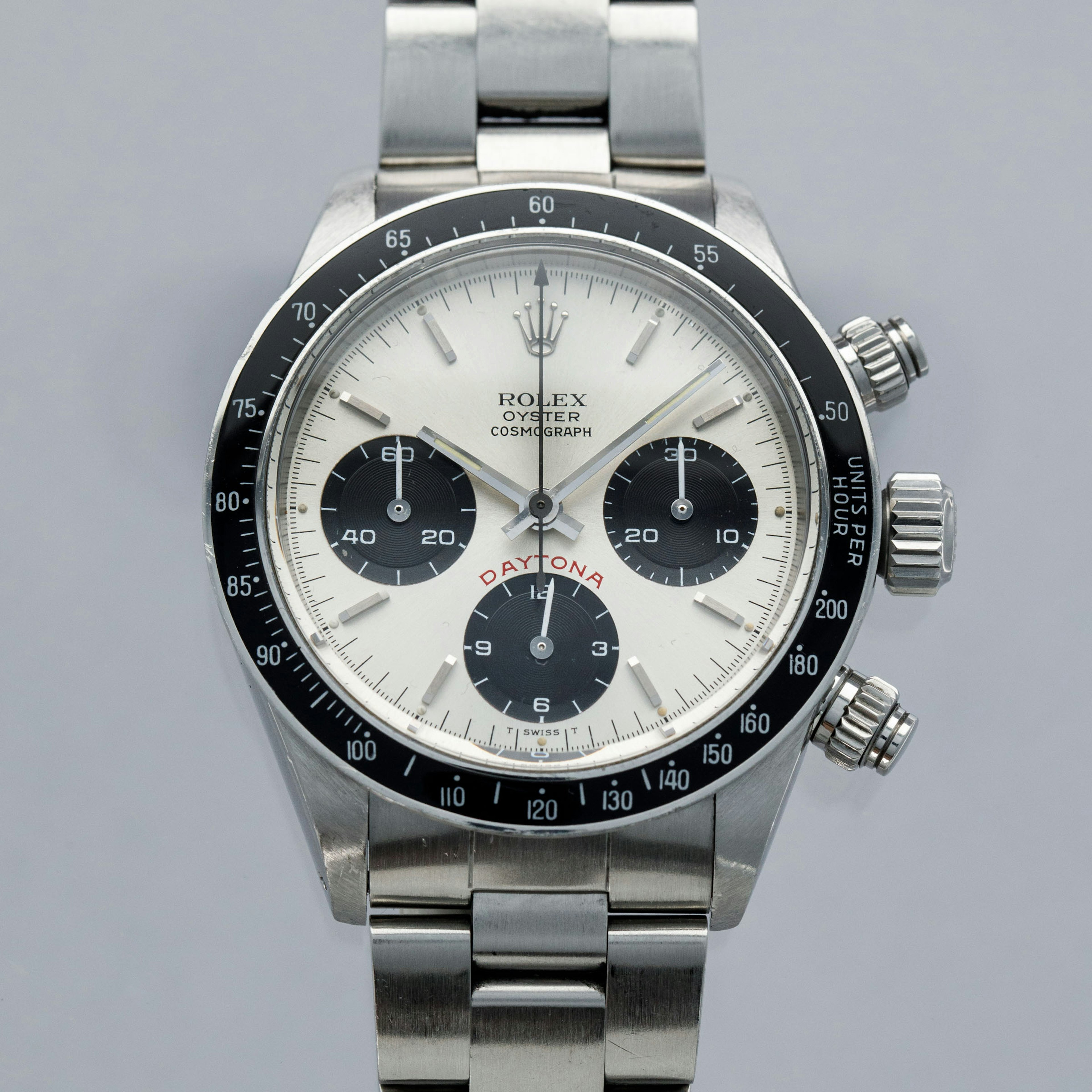 Thumbnail for Rolex Cosmograph Daytona 6263 Silver Big Red Rolex Atelier de Restauration Serviced