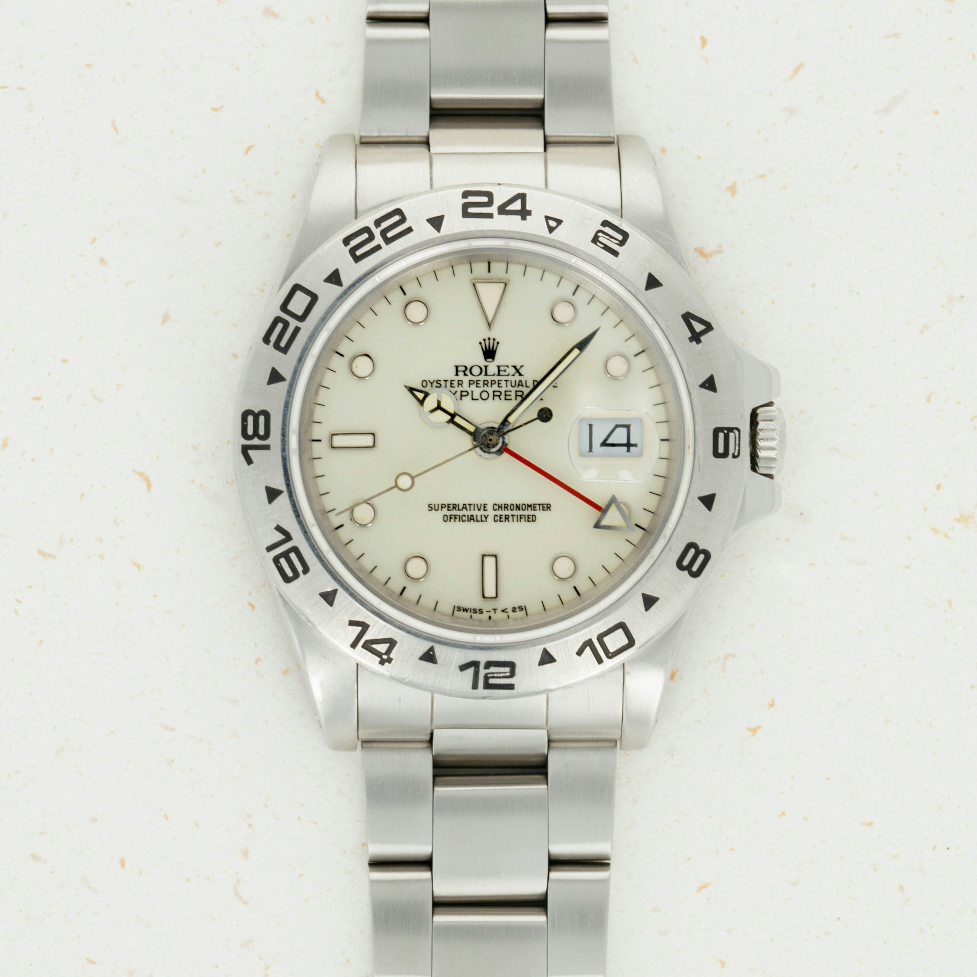 Thumbnail for Rolex Cream Dial Explorer II 16550 Box and Papers