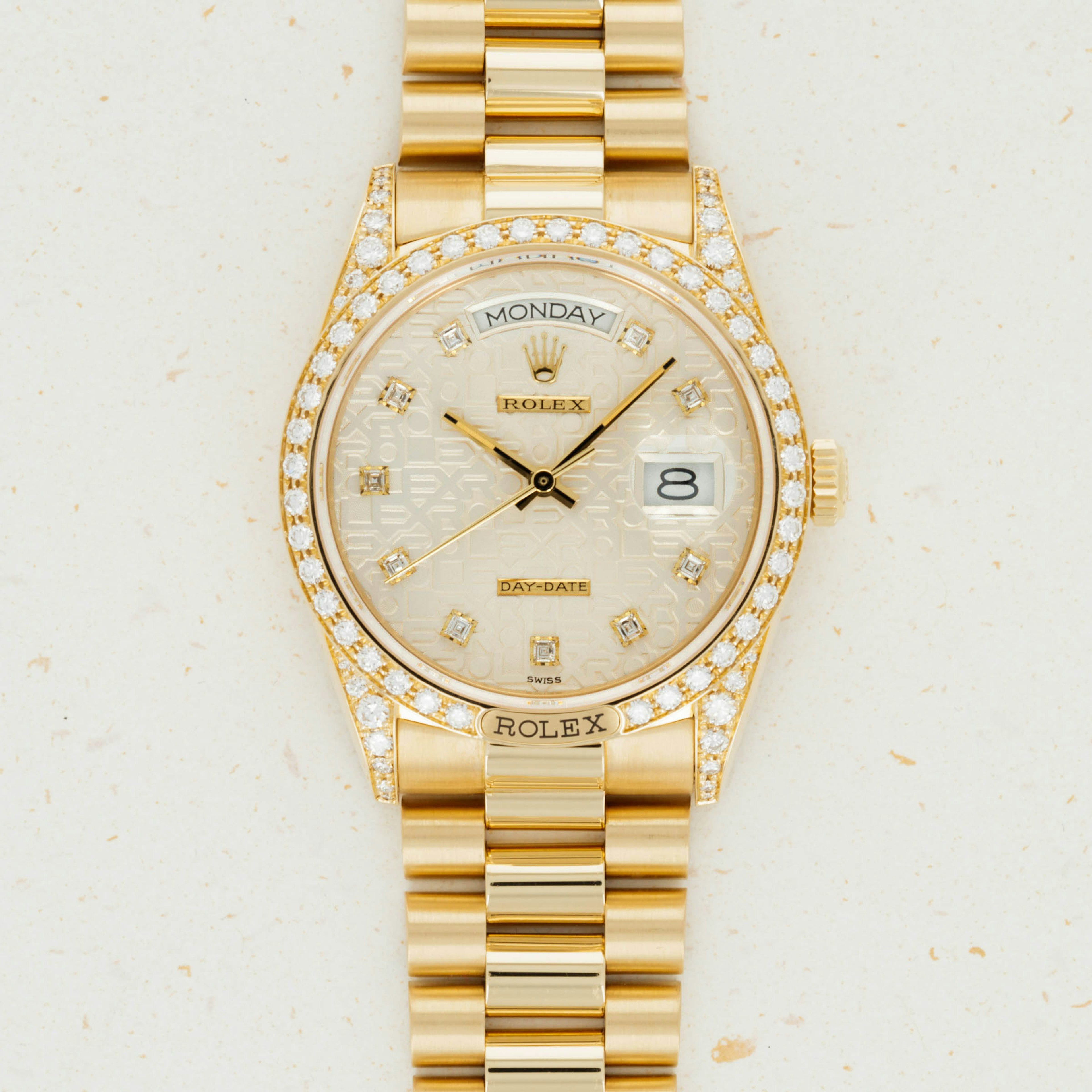 Thumbnail for Rolex Day-Date Diamond Made For The Sultanate Of Oman 18138 