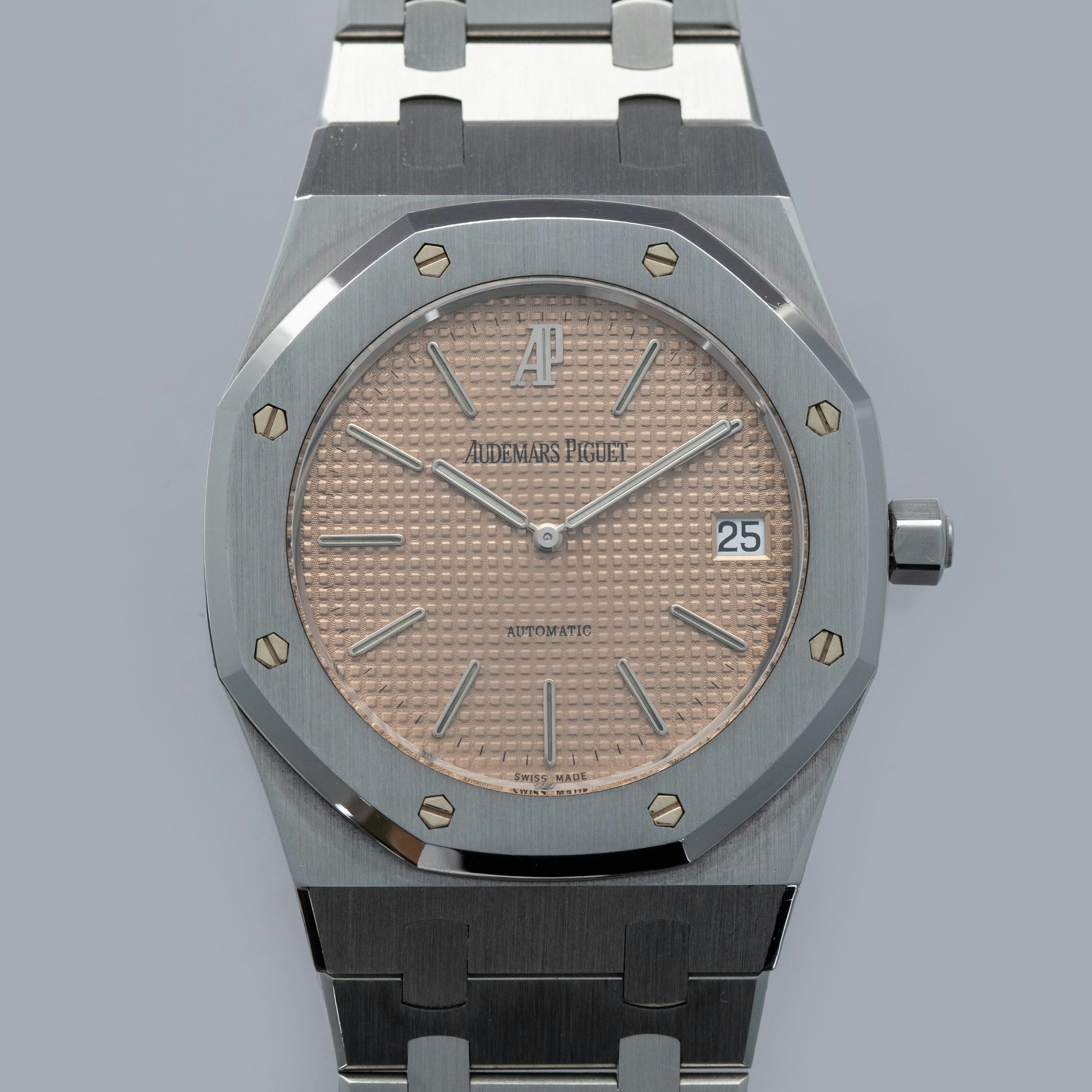 Thumbnail for Audemars Piguet Royal Oak Jumbo Jubilee 14802ST.OO.0944ST.02 Salmon Dial