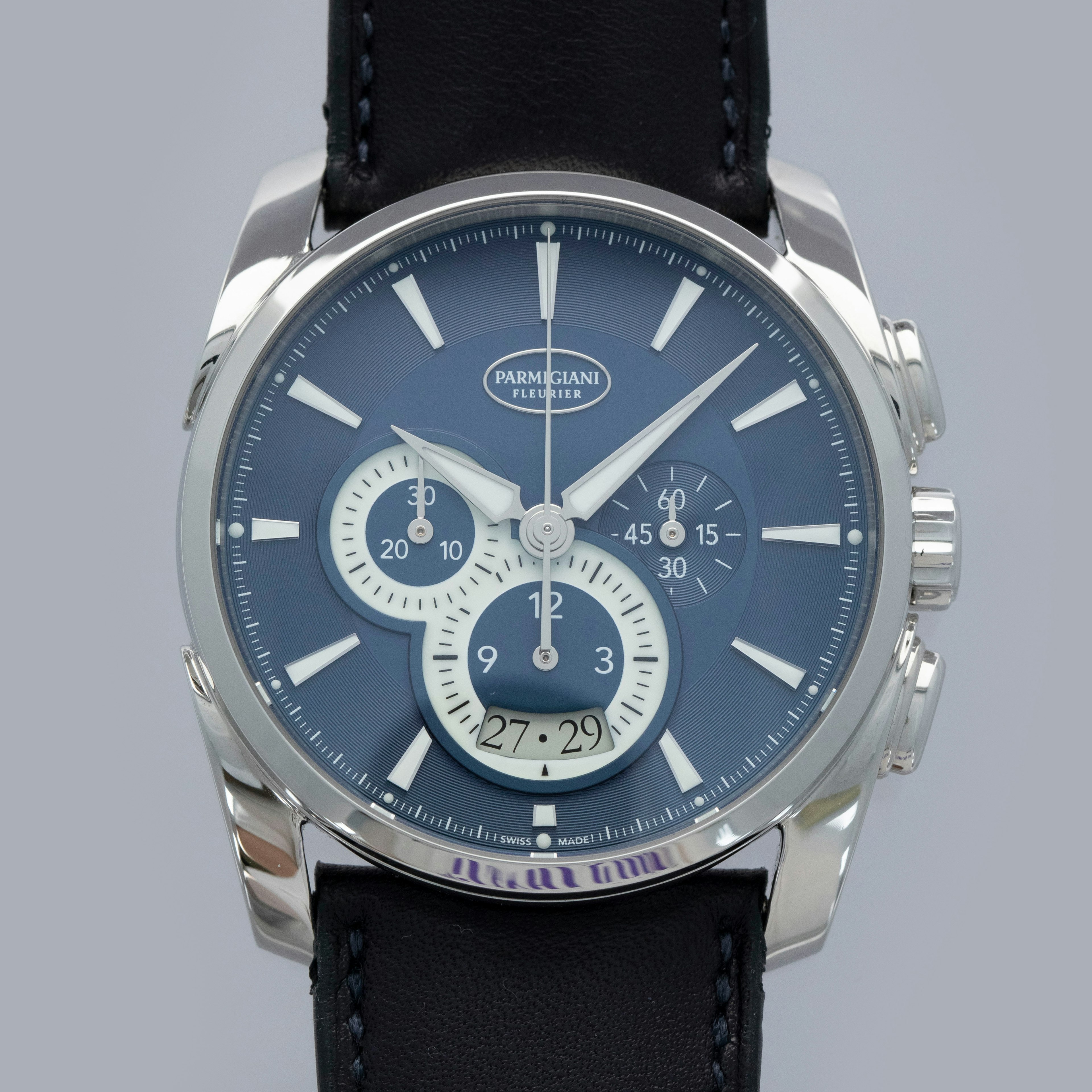 Thumbnail for Parmigiani Fleurier Tonda Metrographe PFC274-0000600-HC3142 Blue Dial