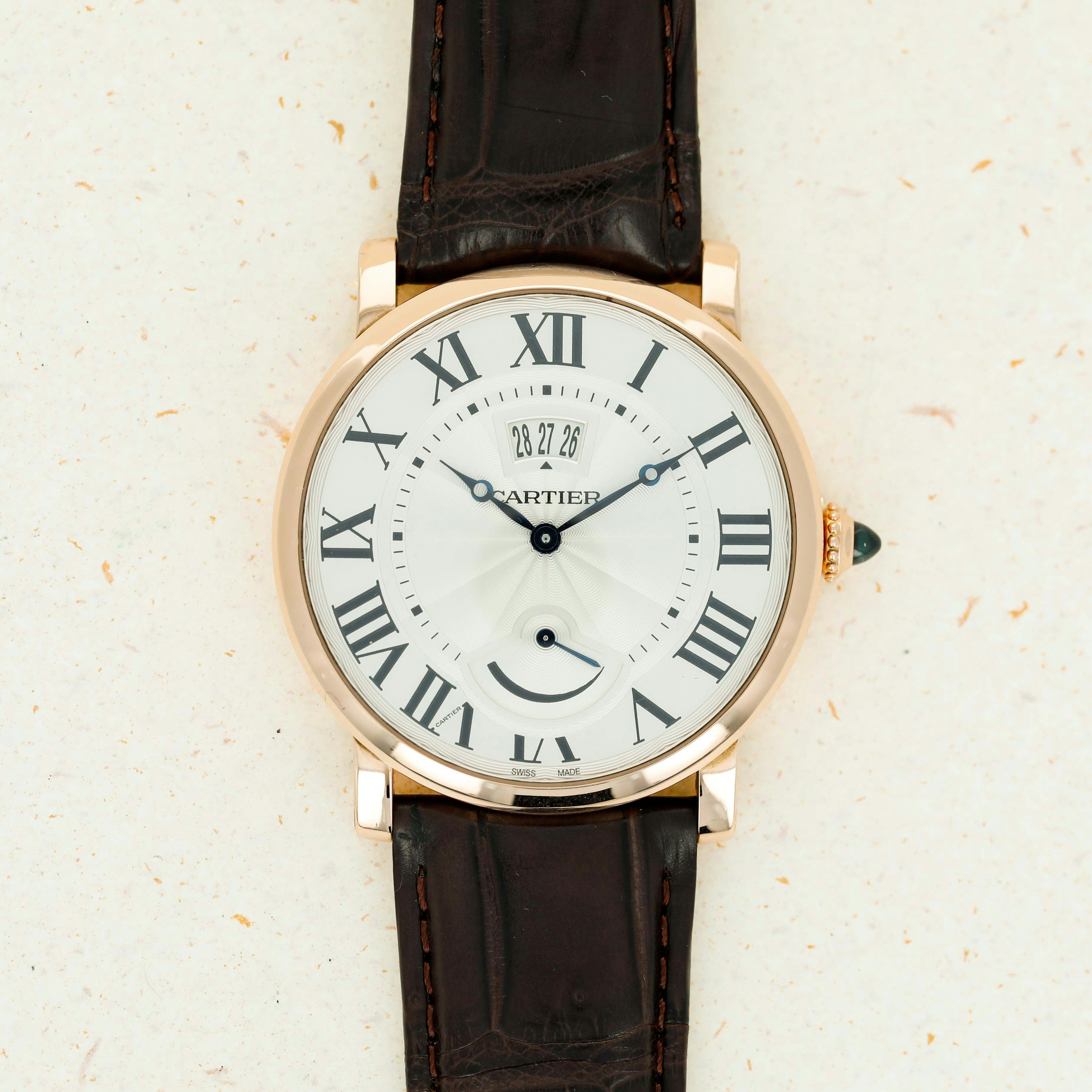 Cartier Rotonde de Cartier Calendar Power Reserve 18k RG W1556252