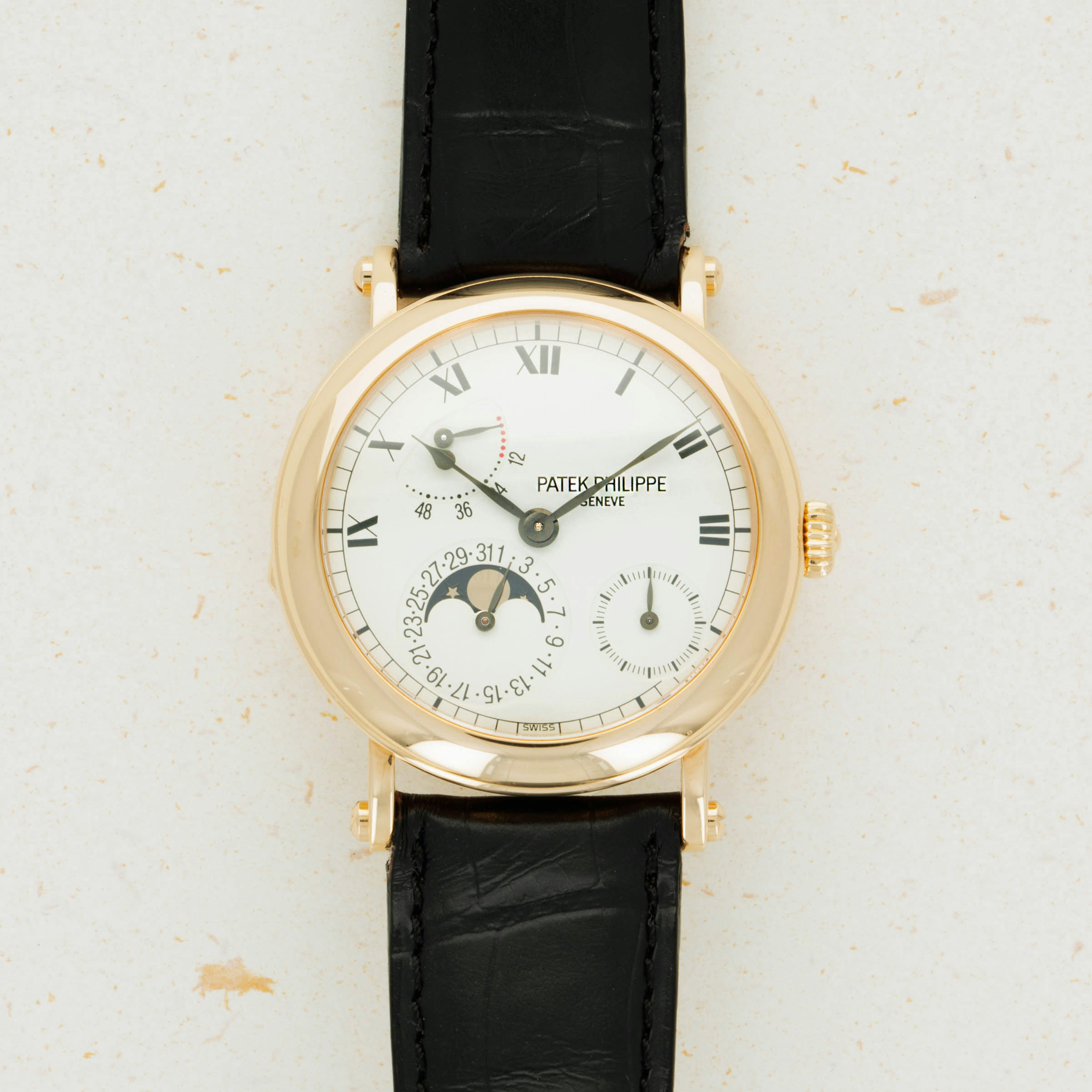 Thumbnail for Patek Philippe Calendar Moonphase Power Reserve 5054R Rose Gold