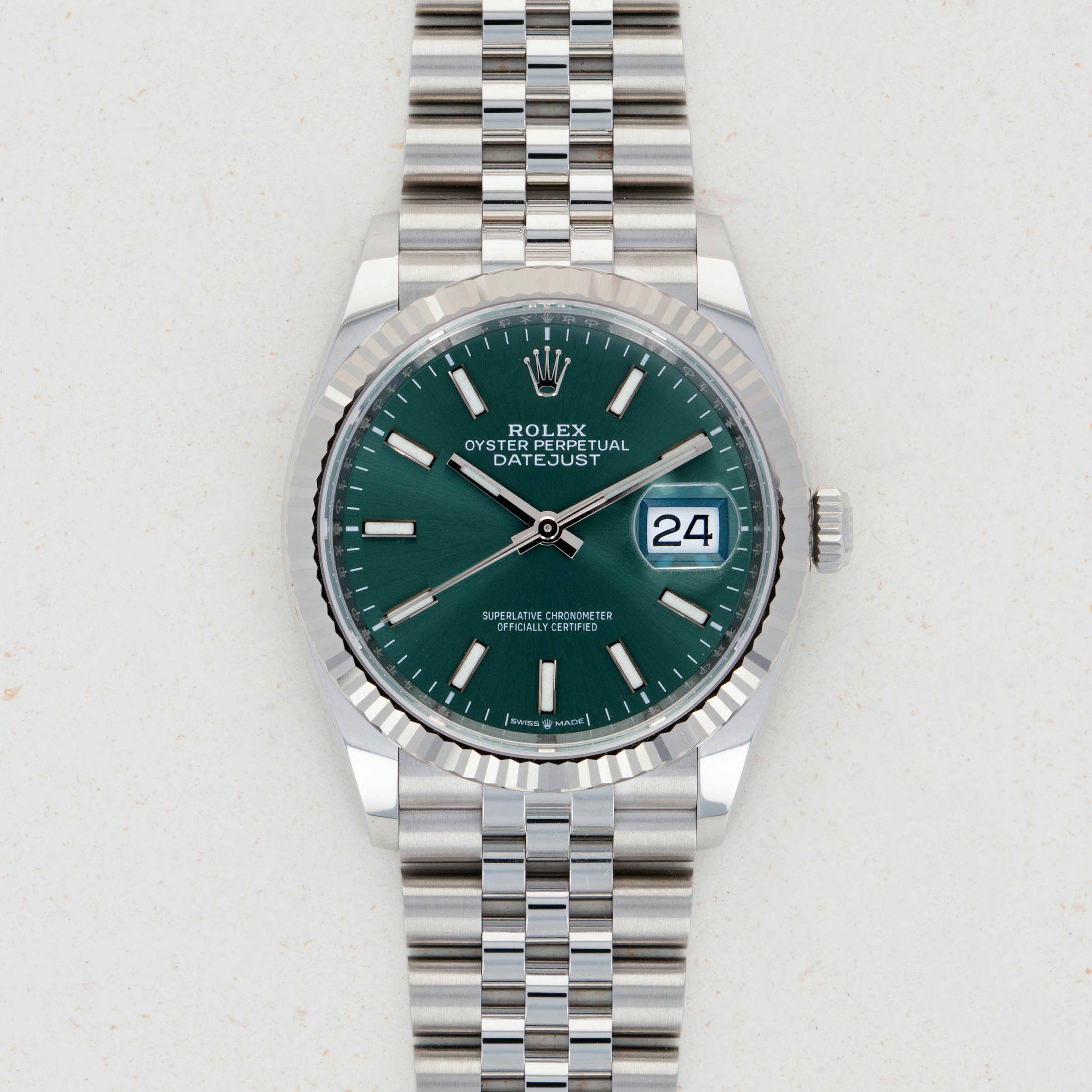 Thumbnail for Rolex Datejust 126234 Green Dial 