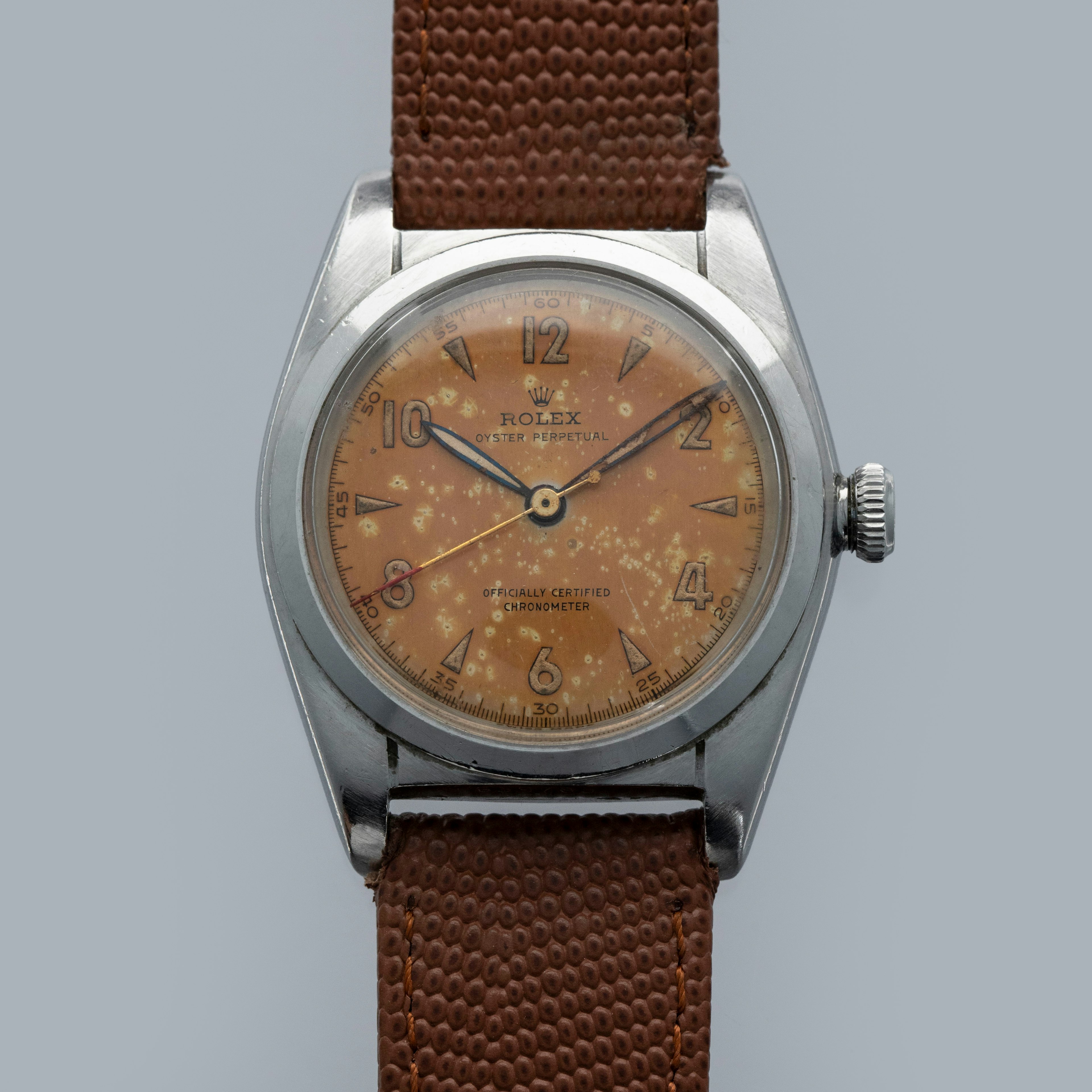 Thumbnail for Rolex Oyster Perpetual Bubbleback 5050 Tropical Dial